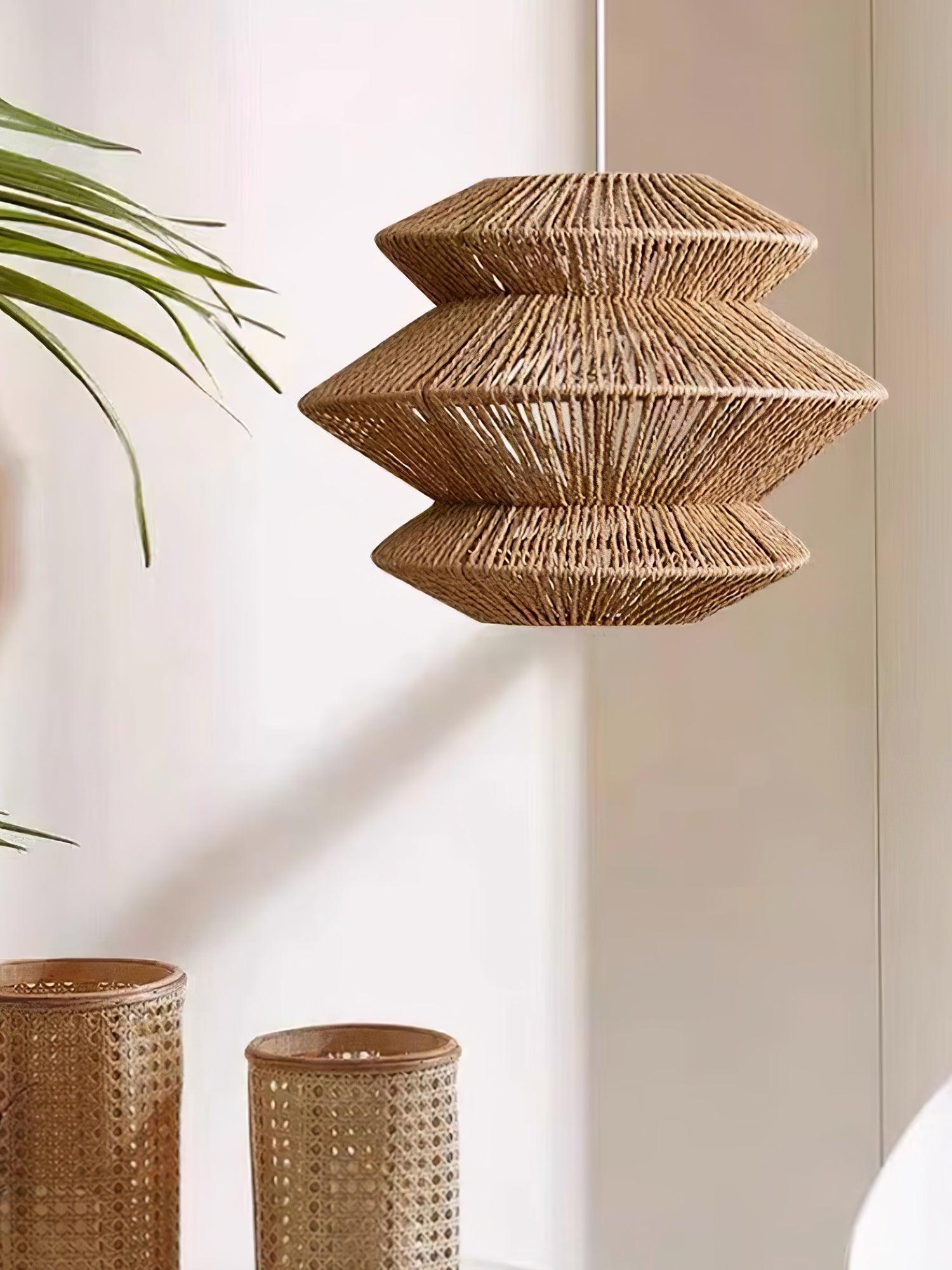 Suru Pendant Lamp Woven Island Organic - Letslighting