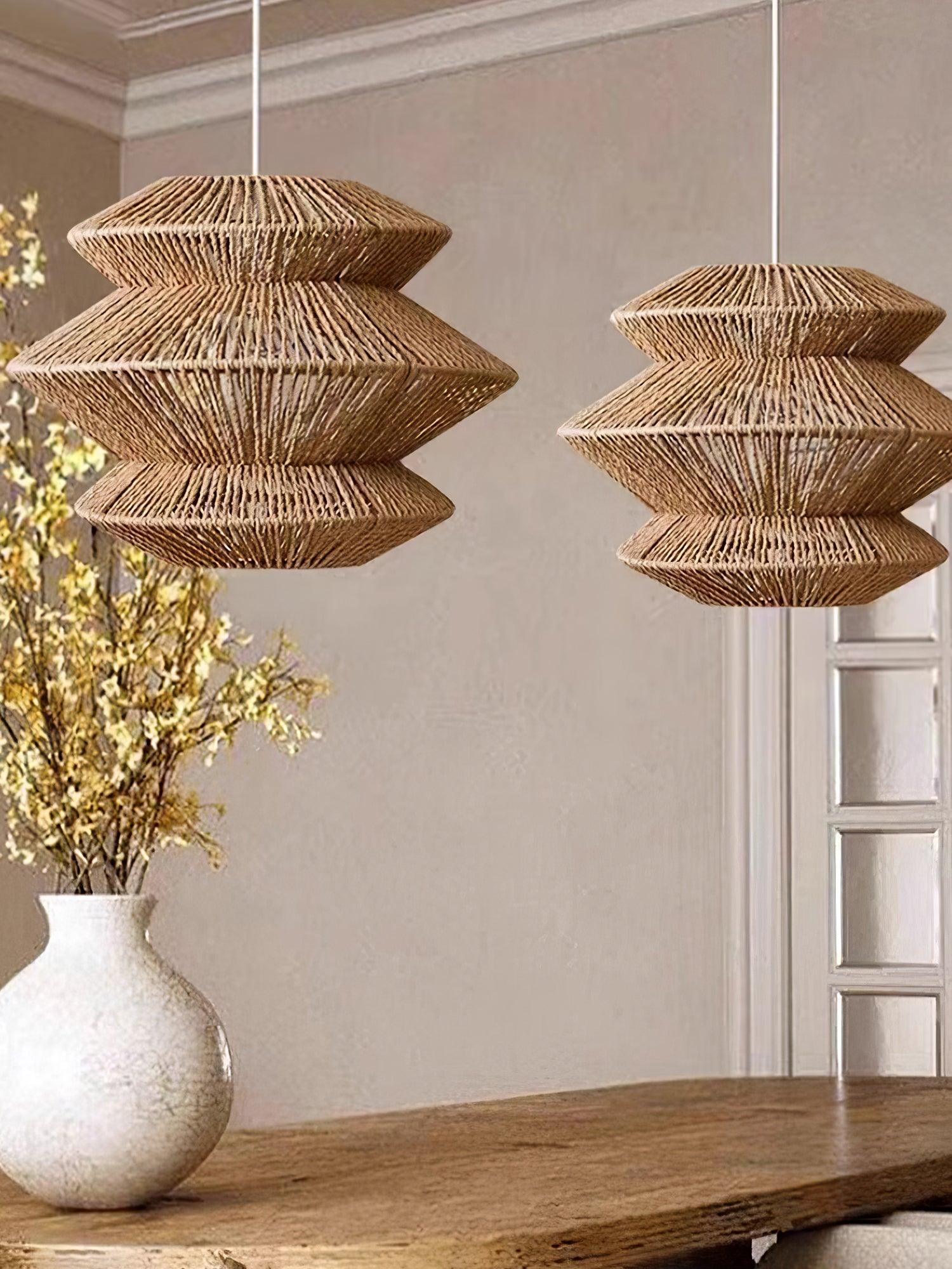 Suru Pendant Lamp Woven Island Organic - Letslighting