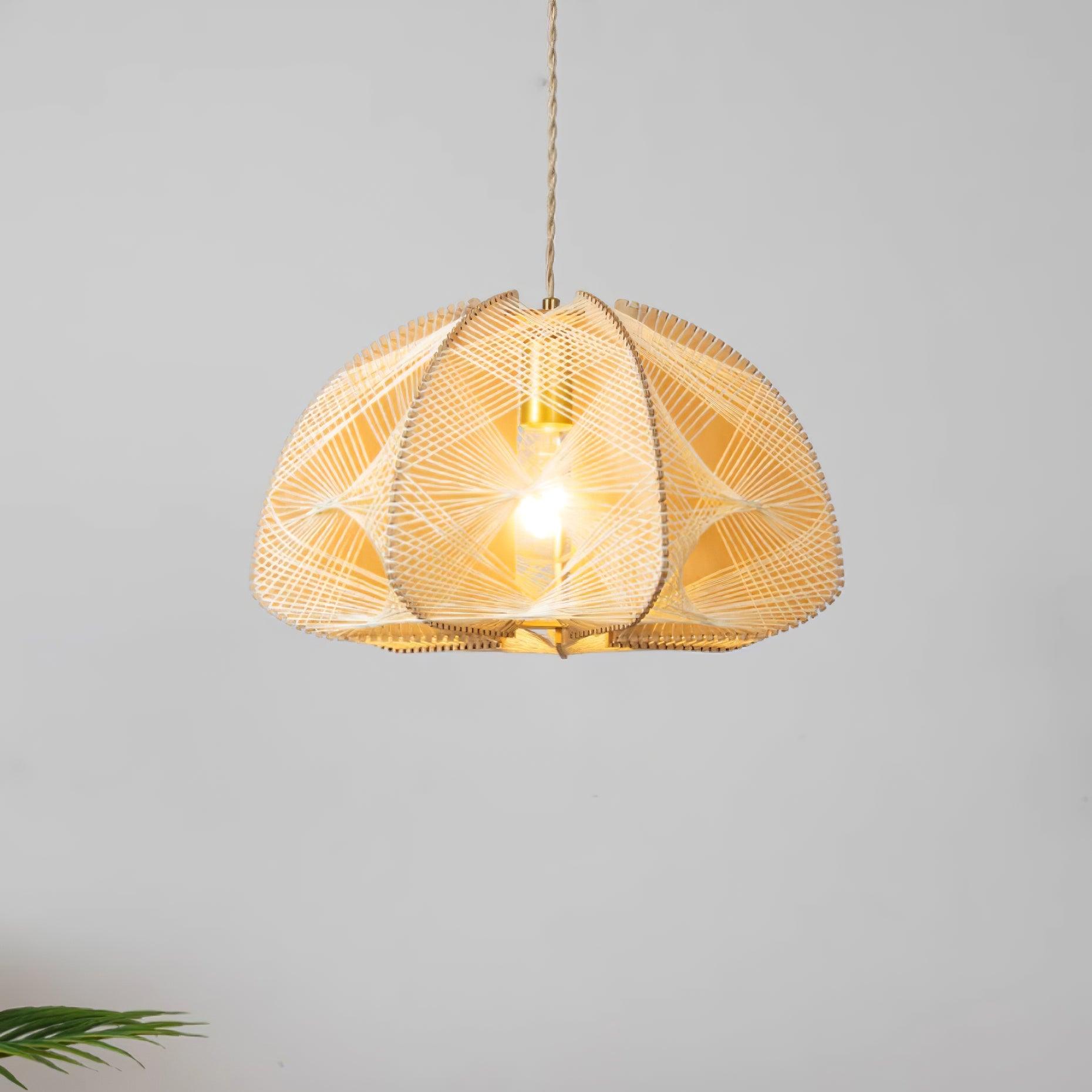 Surya Handwoven Dome Pendant Lamp - Letslighting