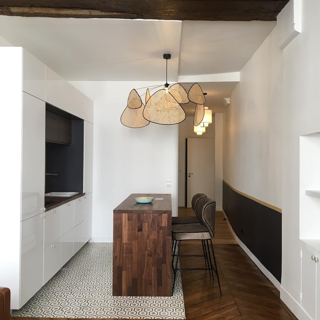 Lustra Pendant Light Rattan Swag Industrial - Letslighting
