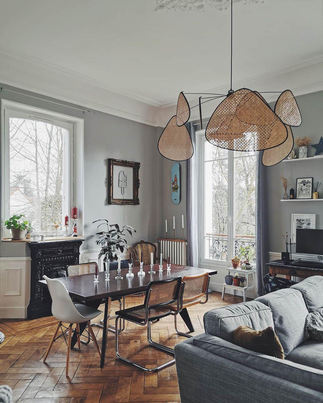 Lustra Pendant Light Rattan Swag Industrial - Letslighting