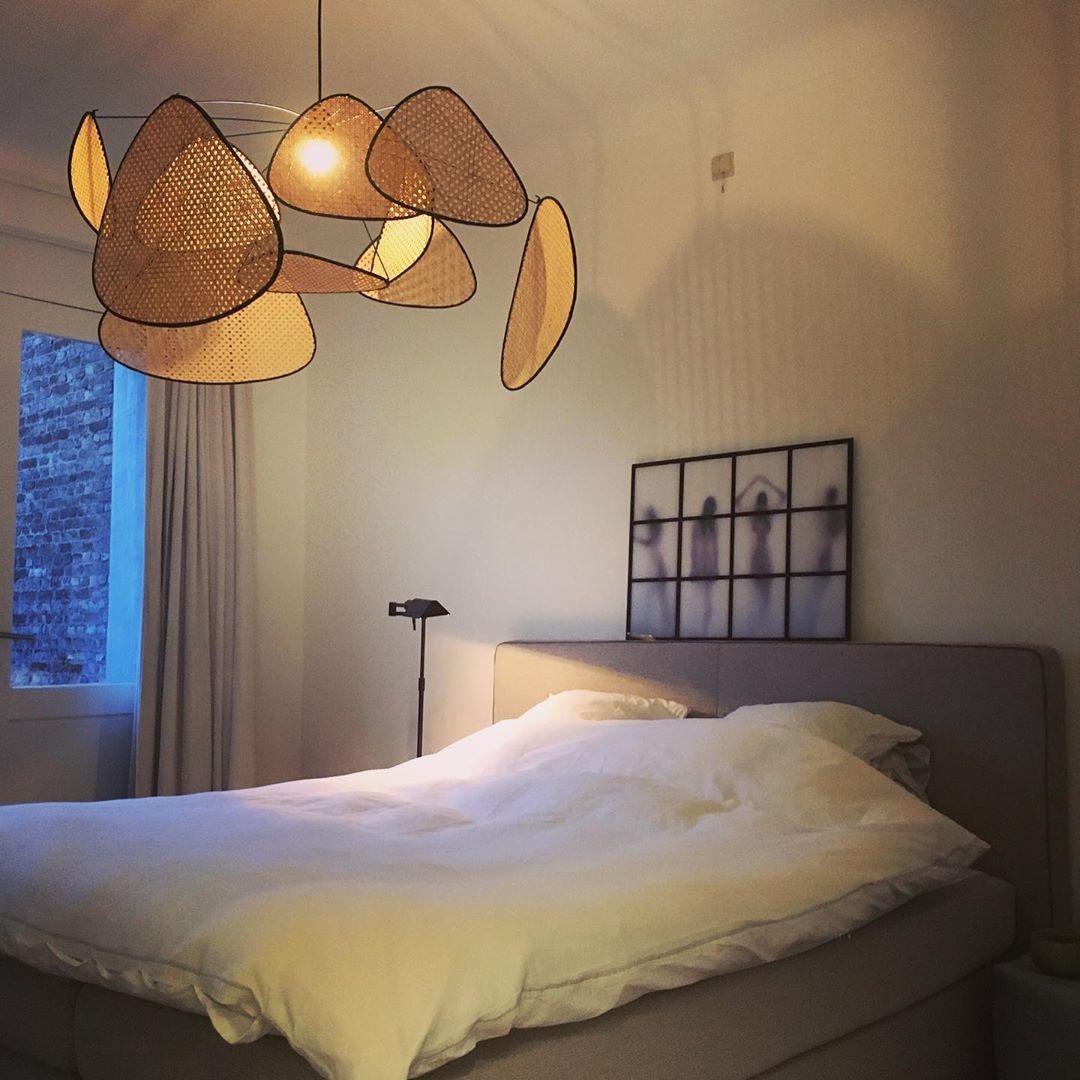 Lustra Pendant Light Rattan Swag Industrial - Letslighting