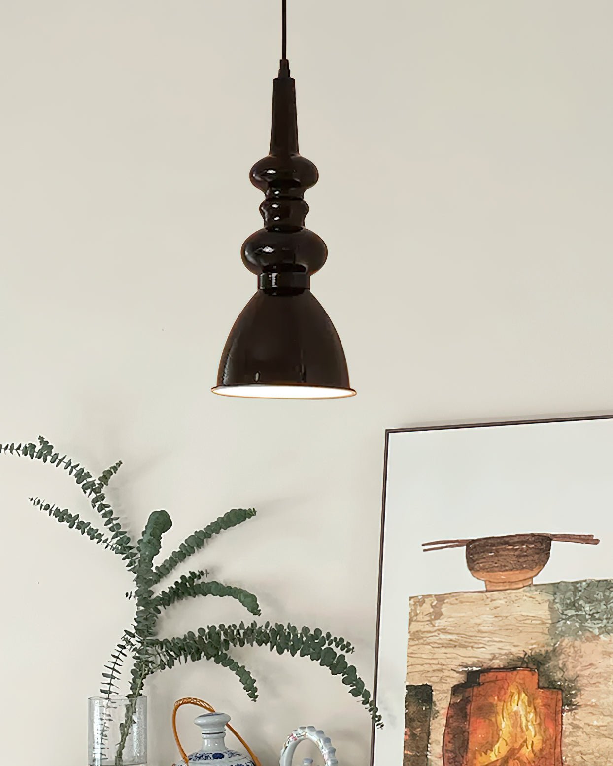 Aurvaror Nordic Art Noir Pendant Light - Letslighting