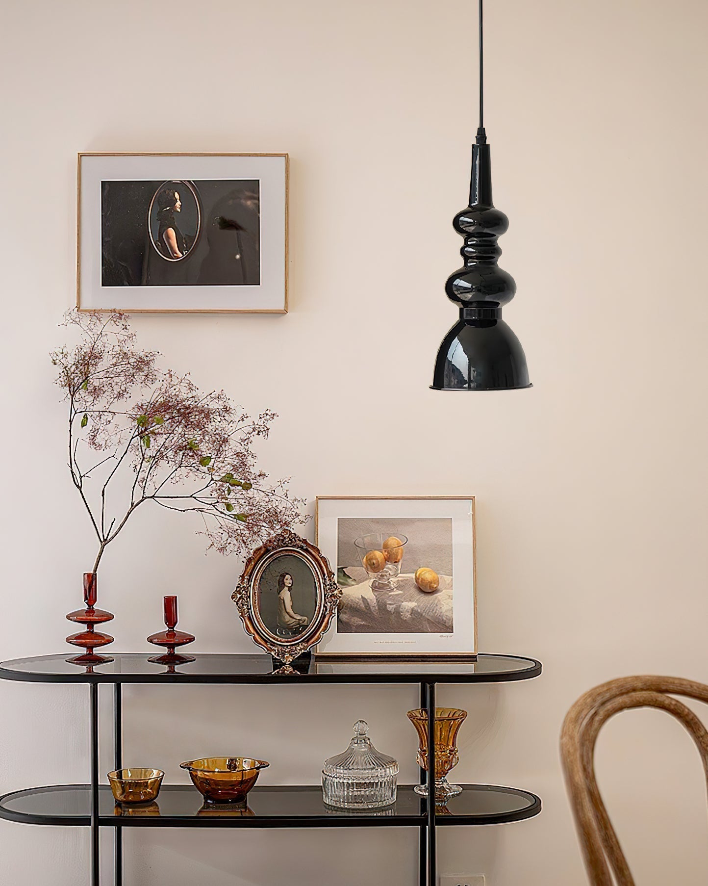 Aurvaror Nordic Art Noir Pendant Light - Letslighting