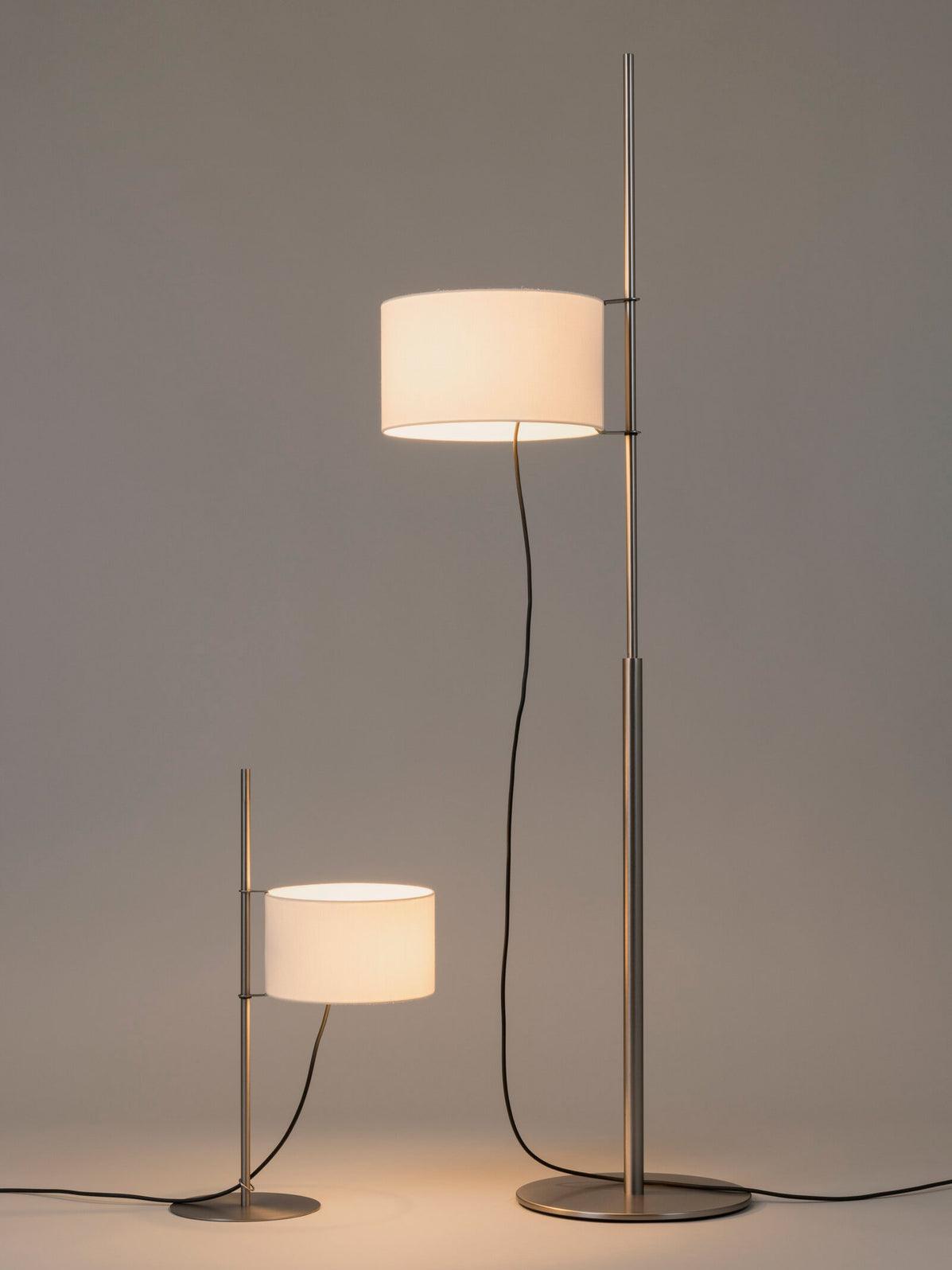 Terenzo Wood Fabric Floor Lamp - Letslighting