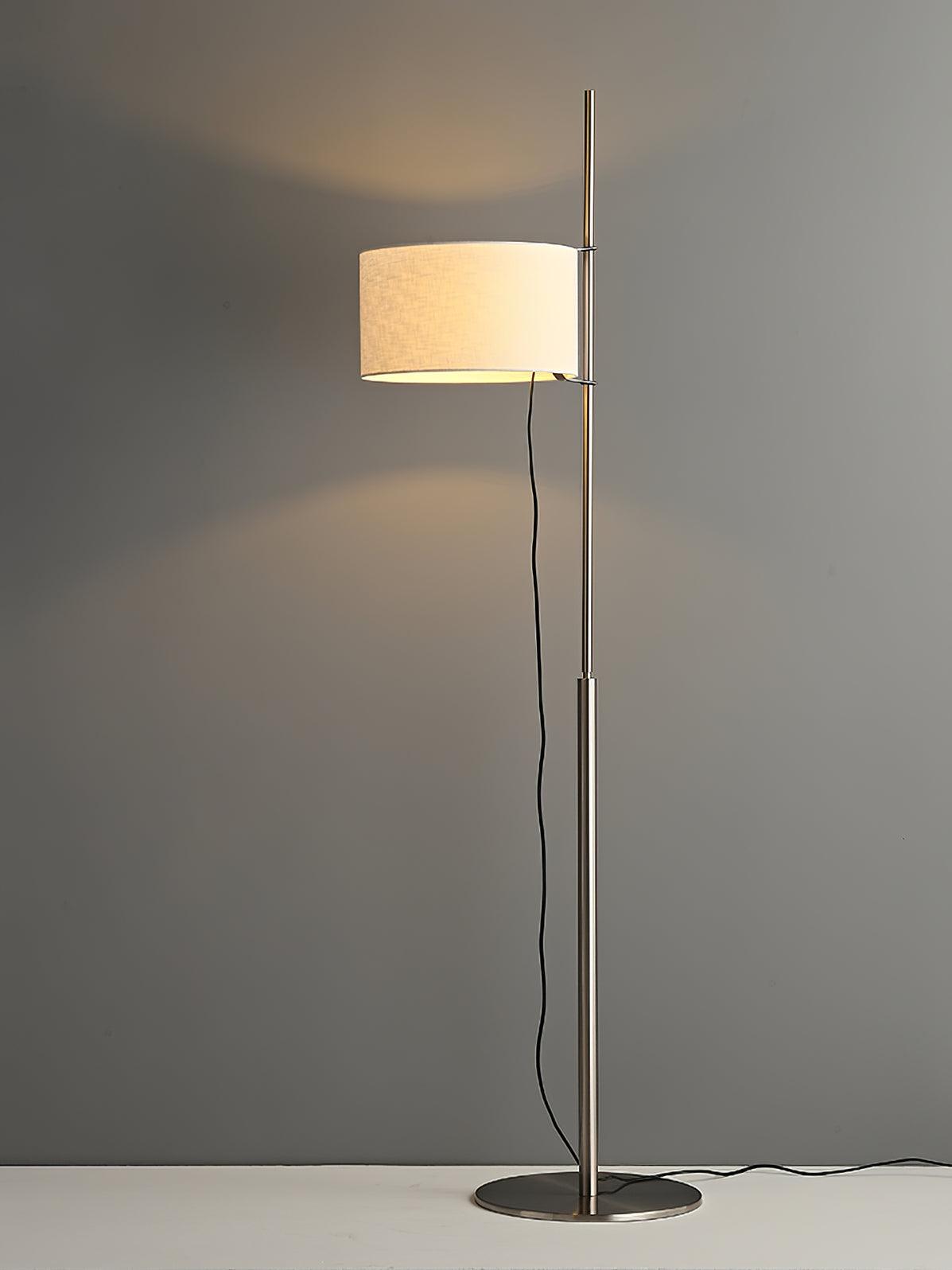 Terenzo Wood Fabric Floor Lamp - Letslighting