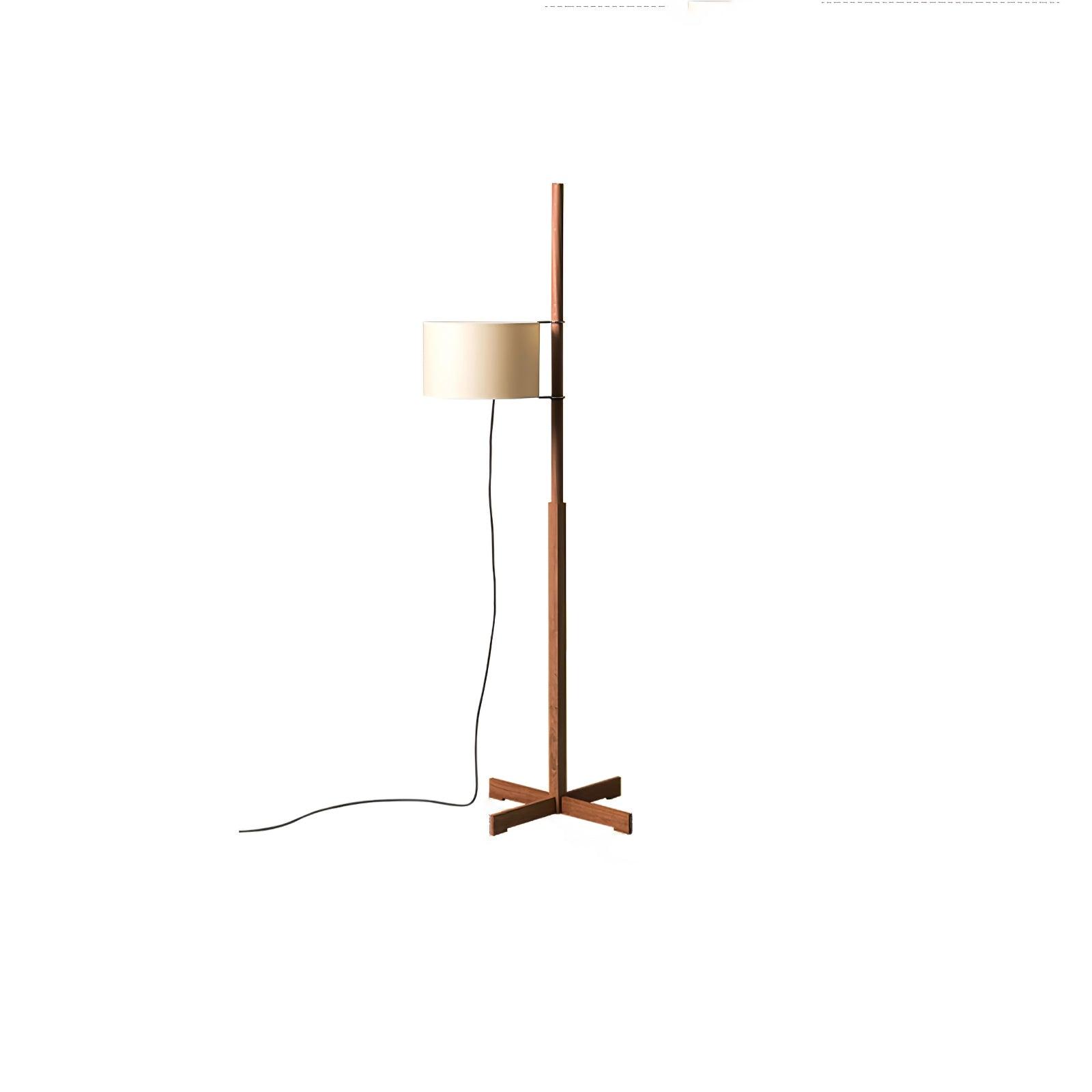 Terenzo Wood Fabric Floor Lamp - Letslighting