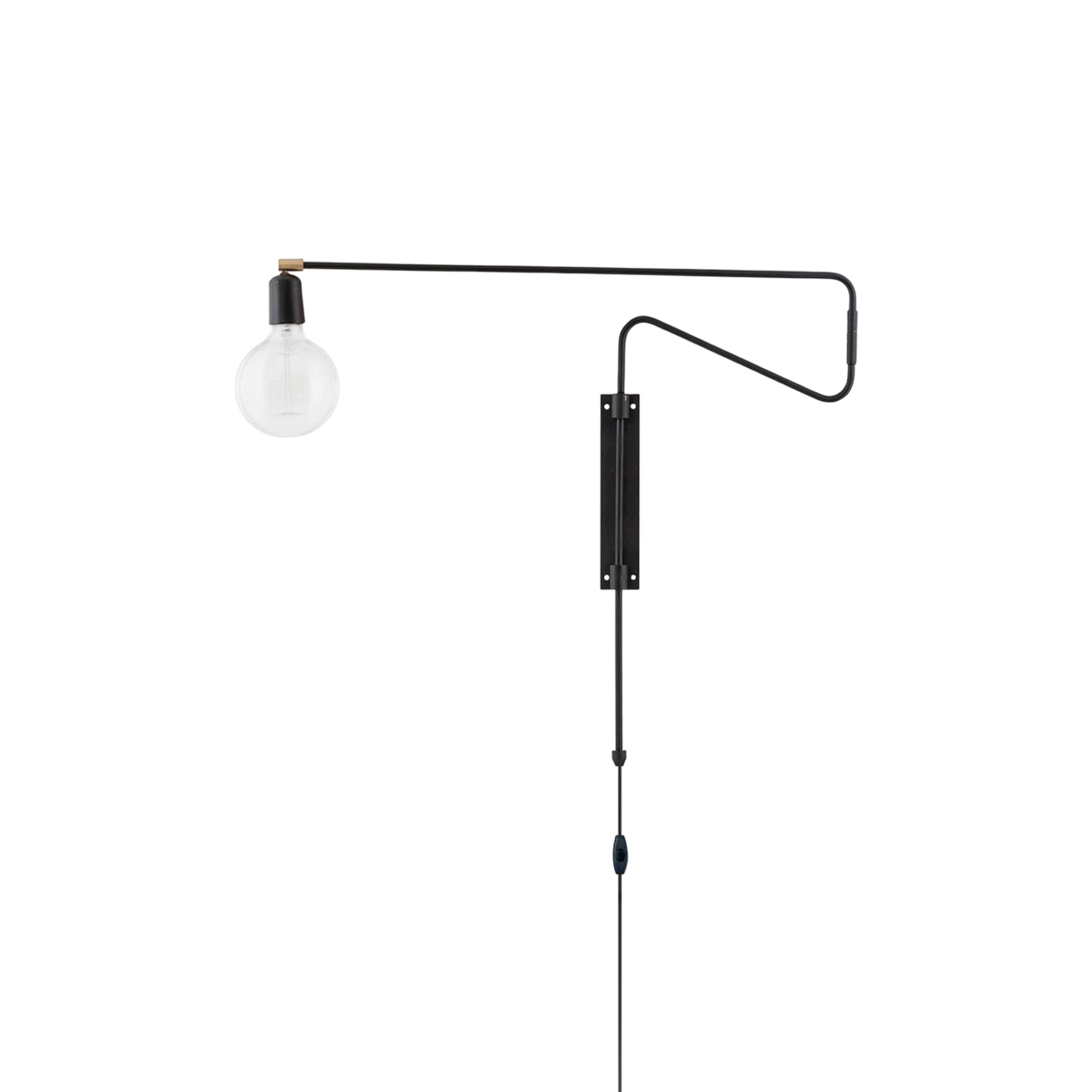Ersora Modern Minimalist Swing Plug-in Wall Lamp - Letslighting