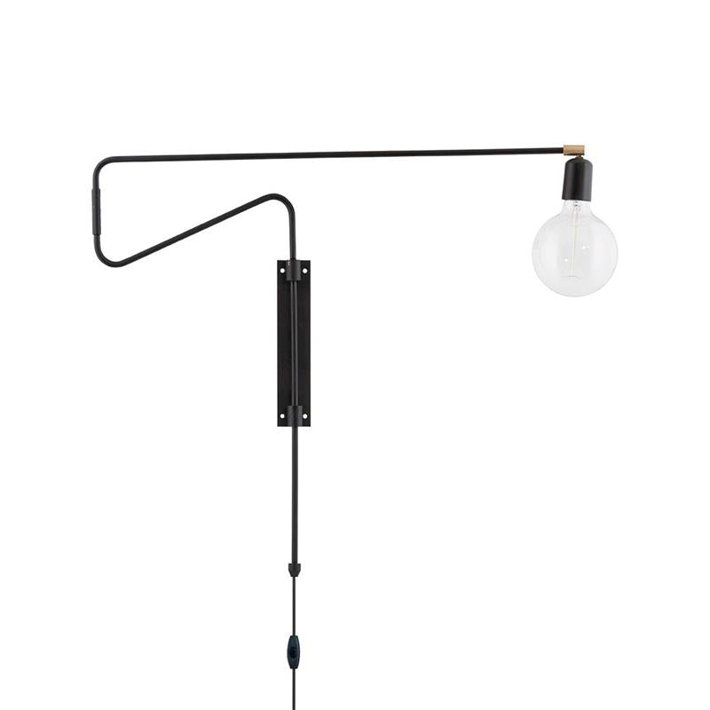 Ersora Modern Minimalist Swing Plug-in Wall Lamp - Letslighting