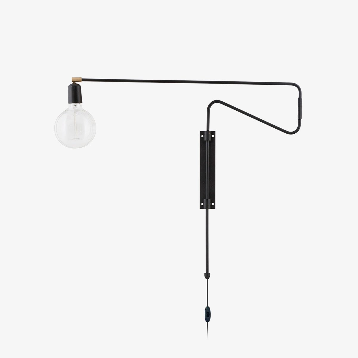 Elsoreth Modern Minimalist Swing Wall Lamp - Letslighting