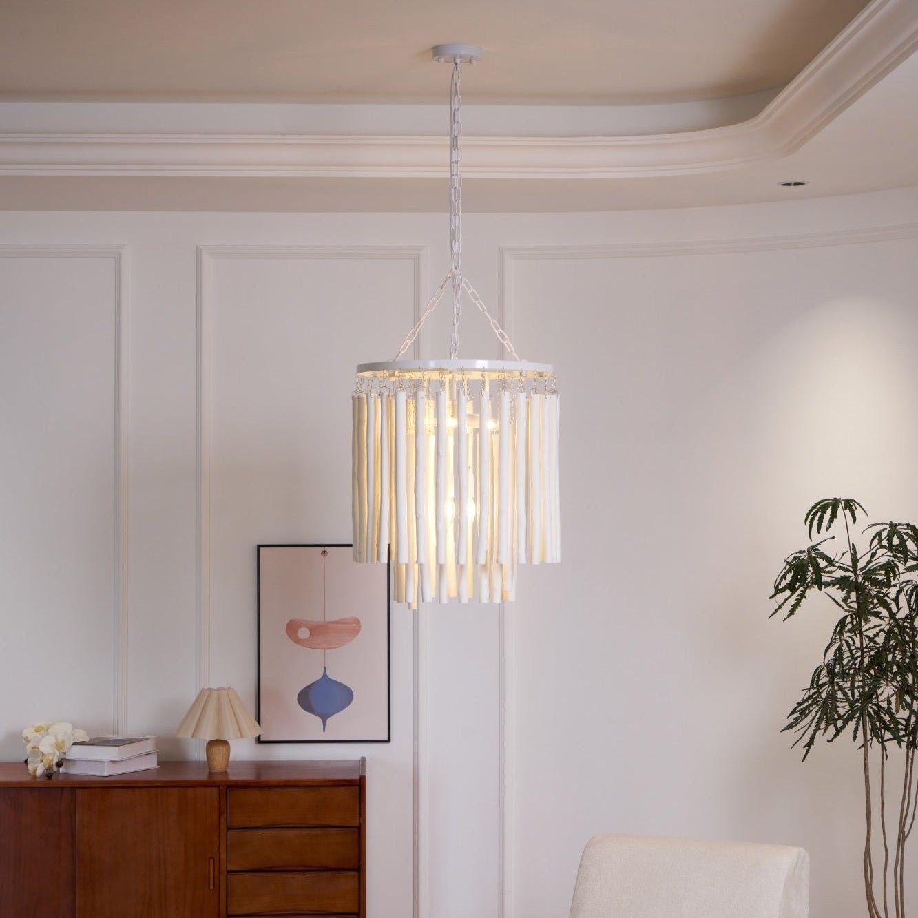 Nyphaiel Postmodern Luxury Wood Chandelier - Letslighting