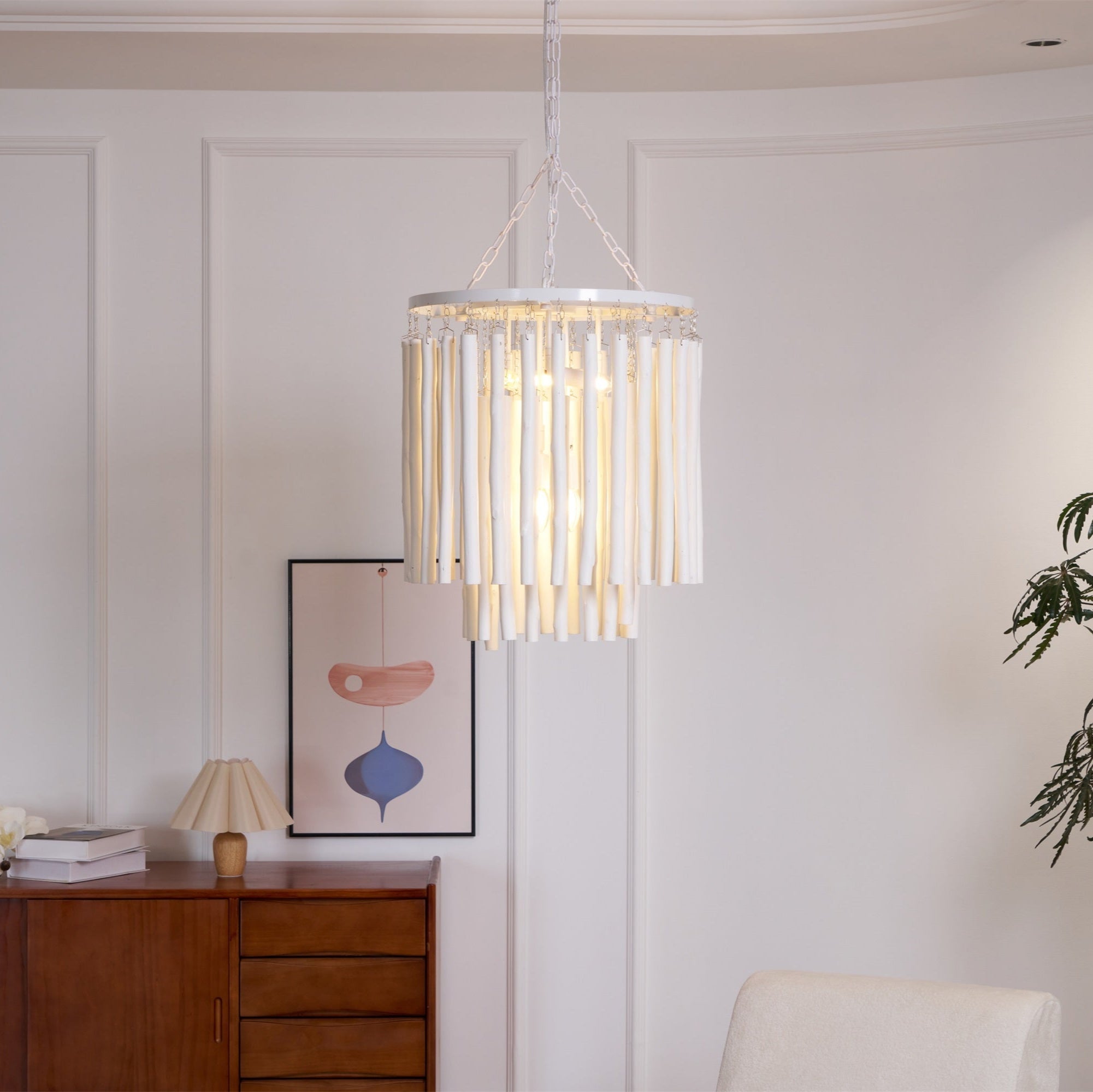 Nyphaiel Postmodern Luxury Wood Chandelier - Letslighting