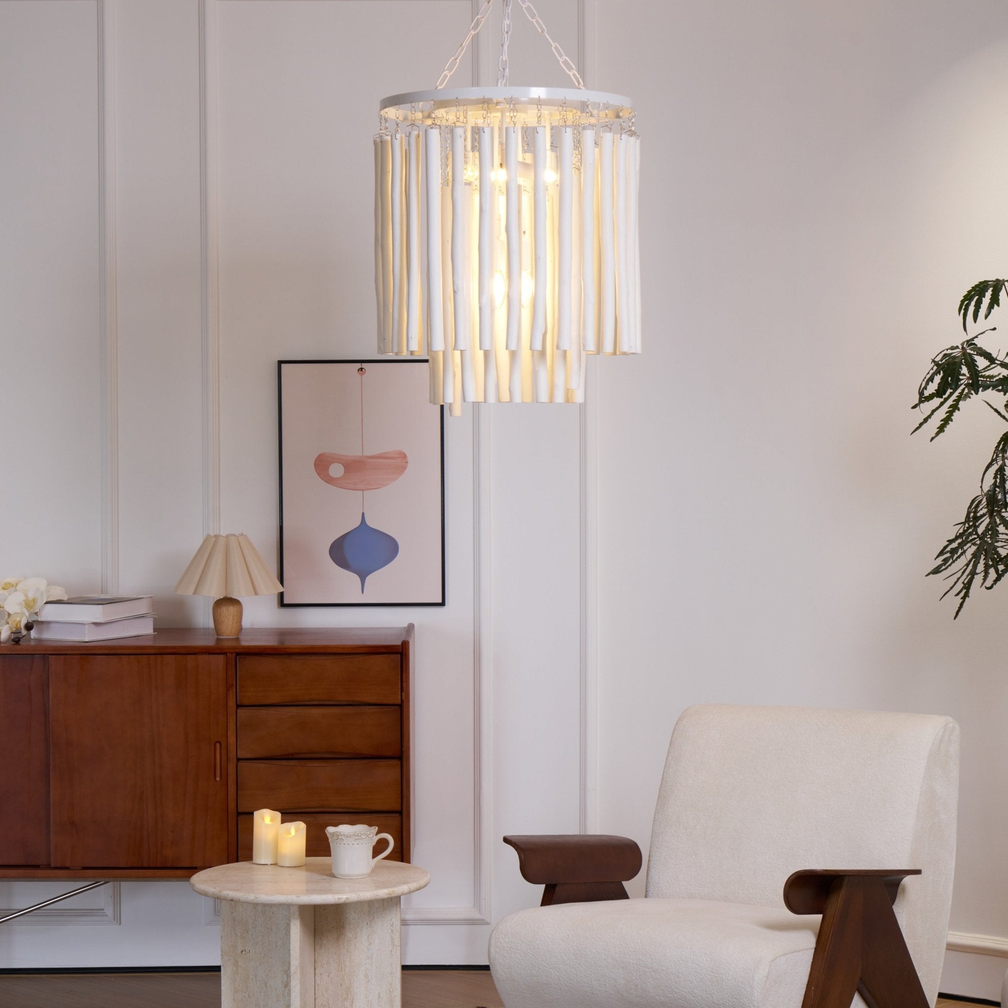 Nyphaiel Postmodern Luxury Wood Chandelier - Letslighting
