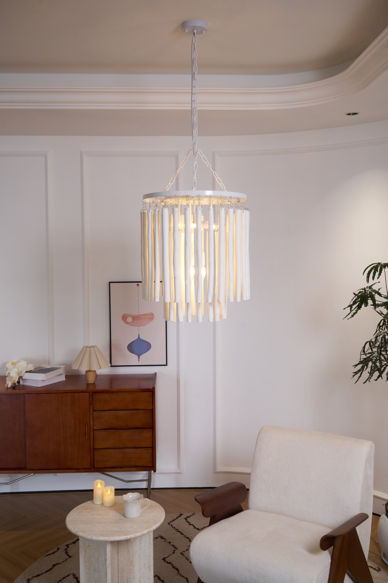 Nyphaiel Postmodern Luxury Wood Chandelier - Letslighting