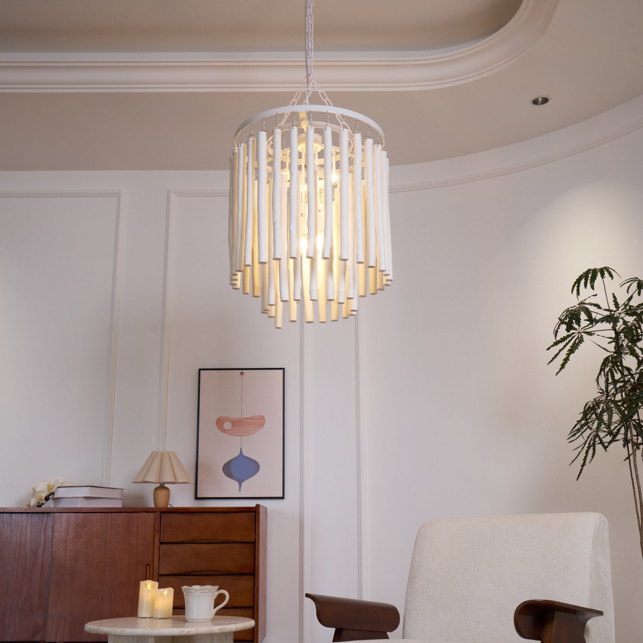 Nyphaiel Postmodern Luxury Wood Chandelier - Letslighting
