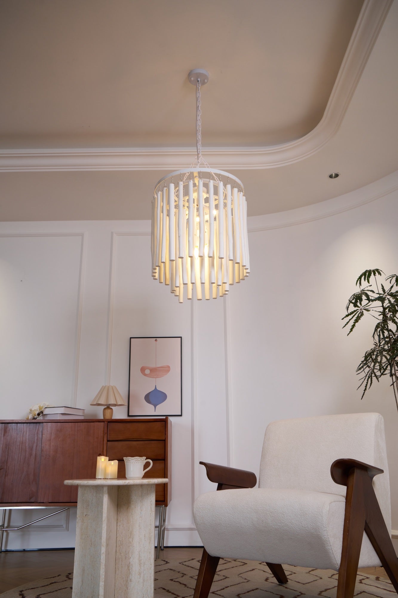 Nyphaiel Postmodern Luxury Wood Chandelier - Letslighting