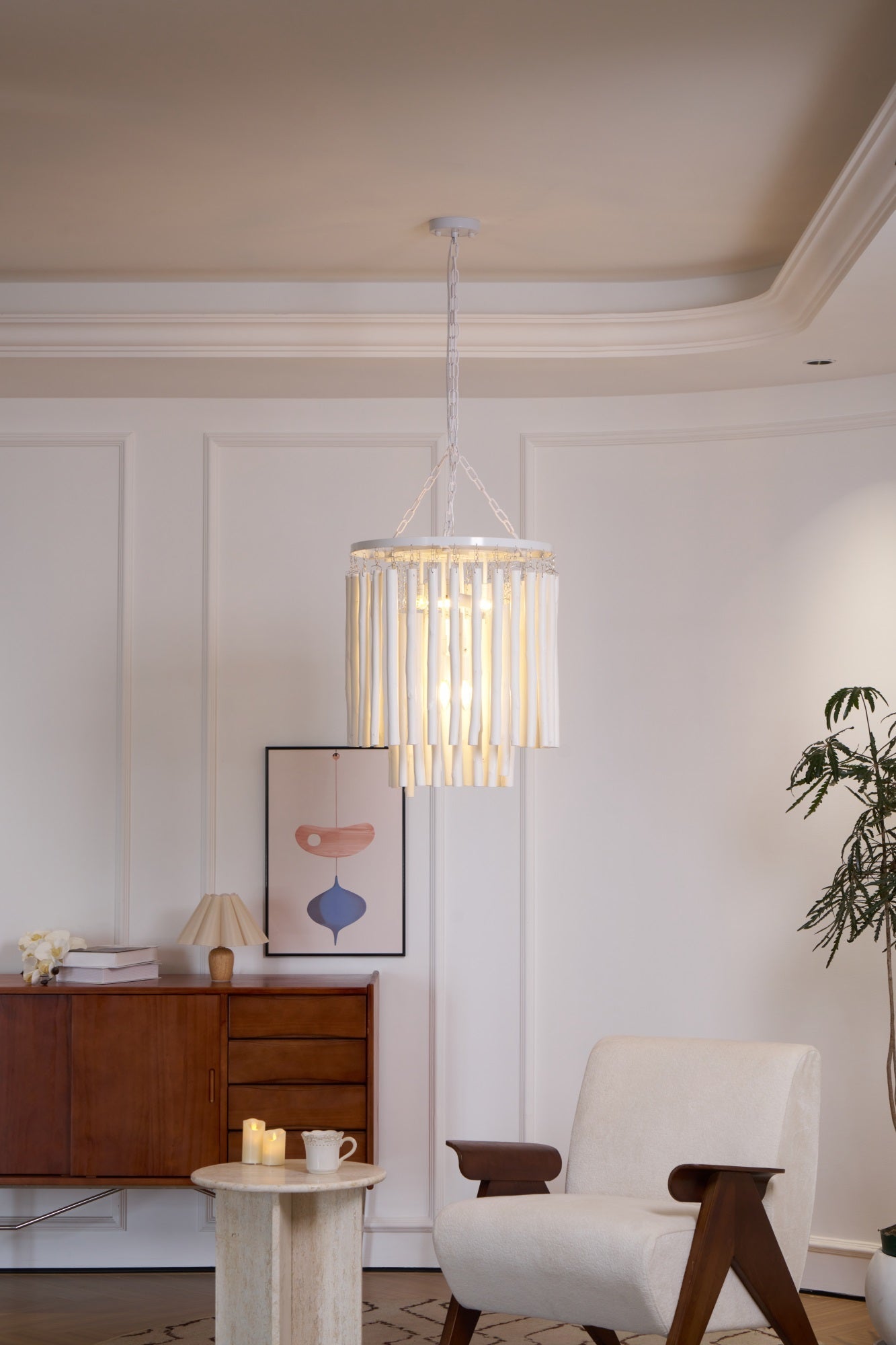 Nyphaiel Postmodern Luxury Wood Chandelier - Letslighting