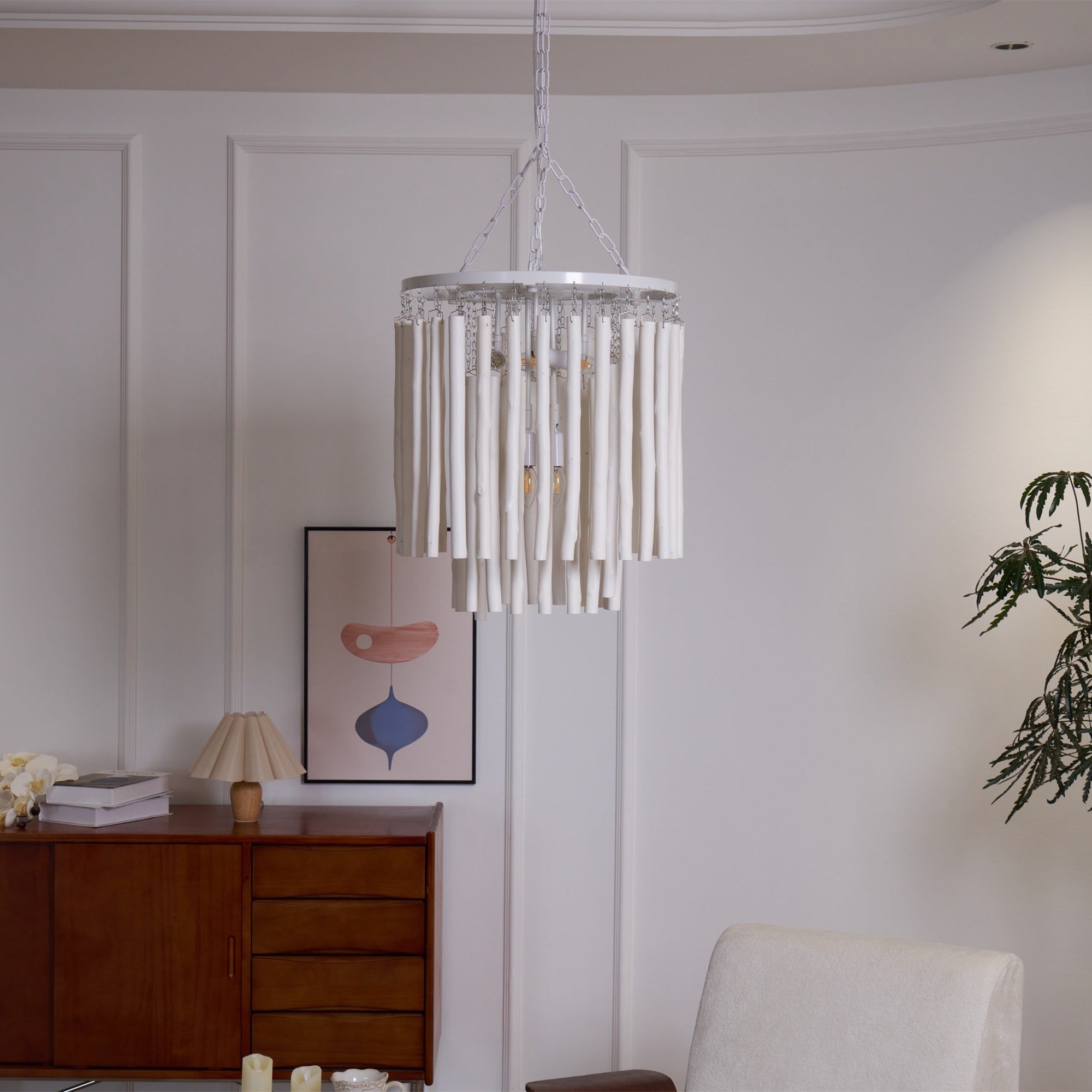 Nyphaiel Postmodern Luxury Wood Chandelier - Letslighting