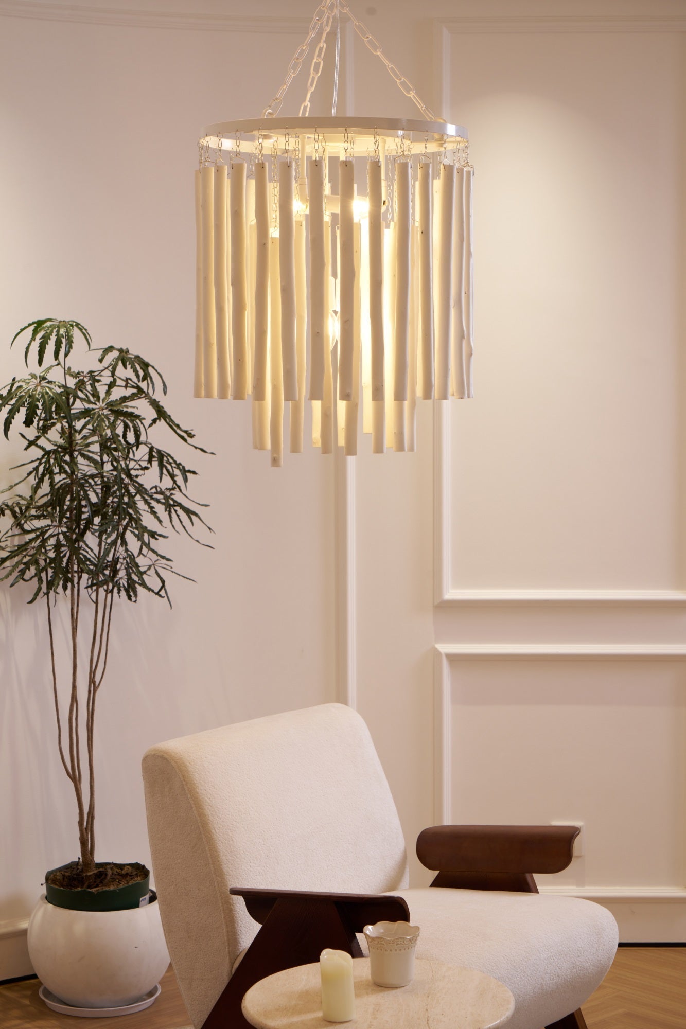 Nyphaiel Postmodern Luxury Wood Chandelier - Letslighting