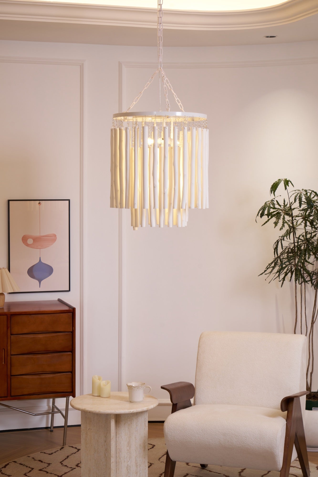 Nyphaiel Postmodern Luxury Wood Chandelier - Letslighting