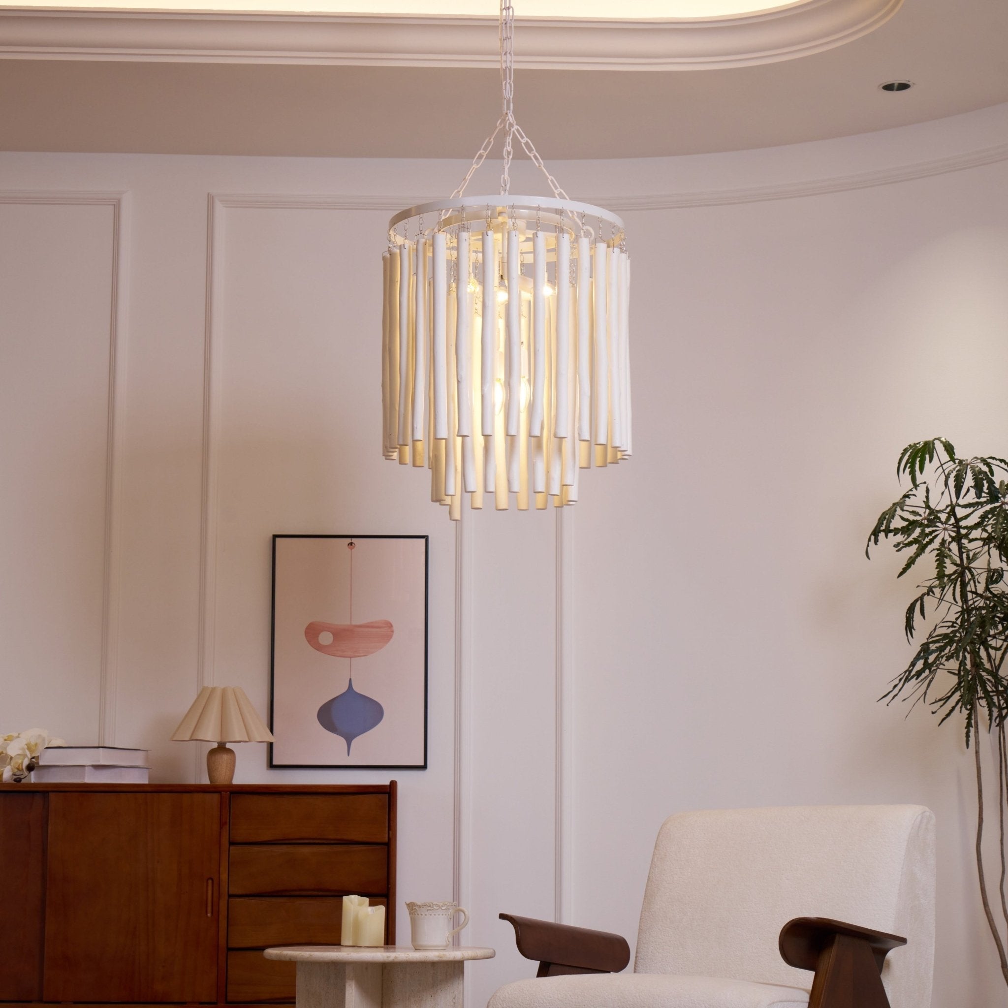 Nyphaiel Postmodern Luxury Wood Chandelier - Letslighting
