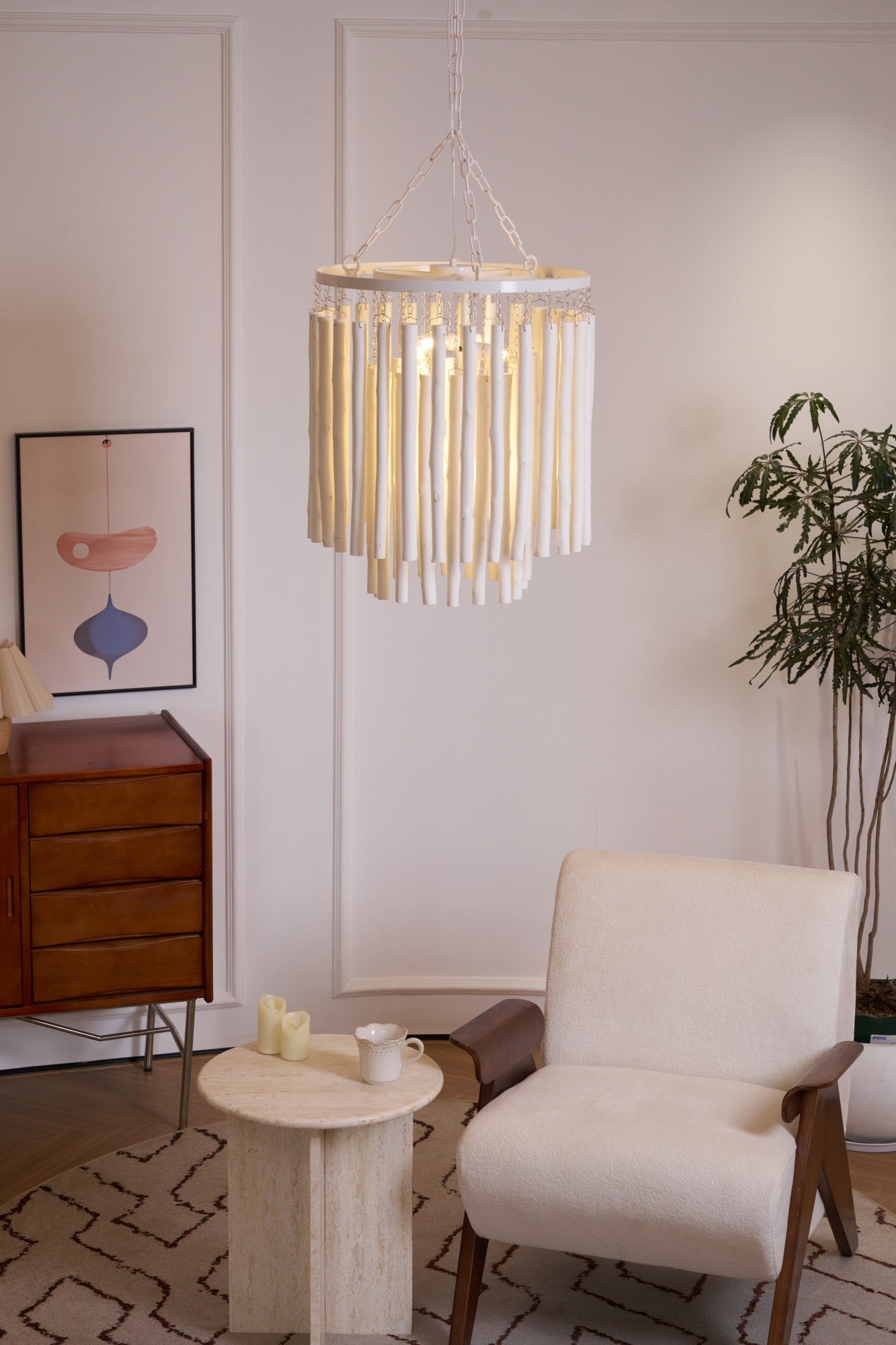 Nyphaiel Postmodern Luxury Wood Chandelier - Letslighting