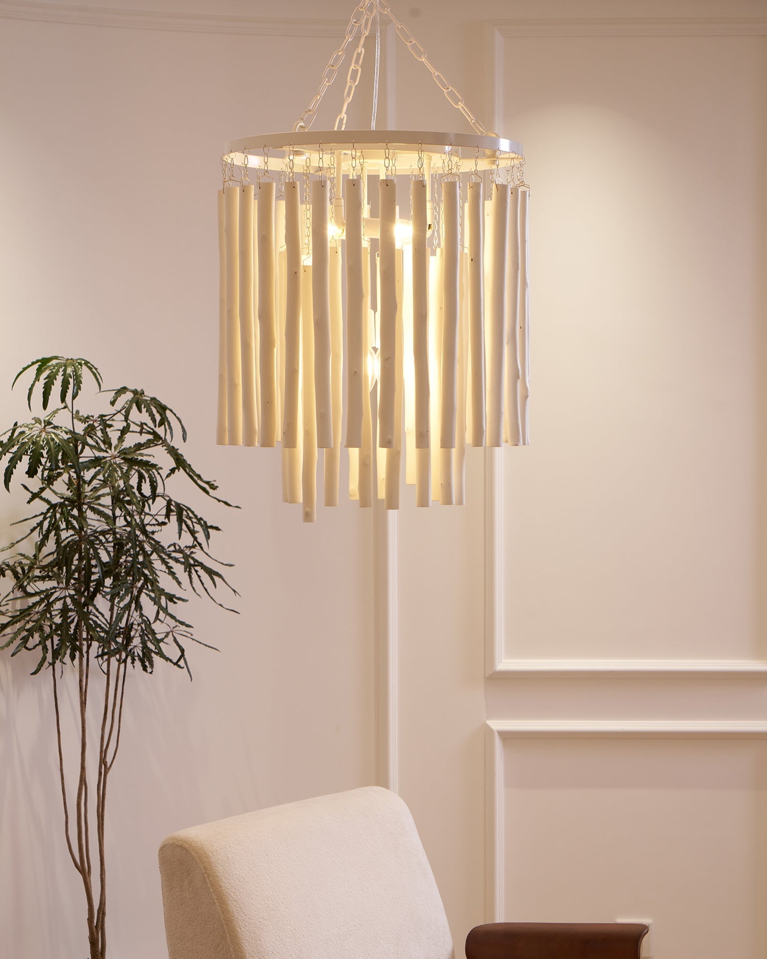 Nyphaiel Postmodern Luxury Wood Chandelier - Letslighting