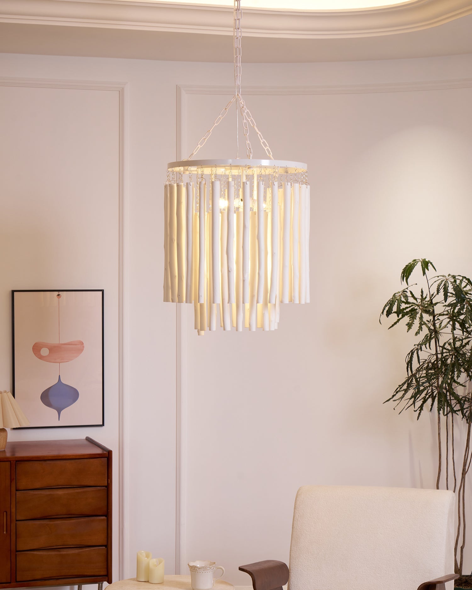 Nyphaiel Postmodern Luxury Wood Chandelier - Letslighting