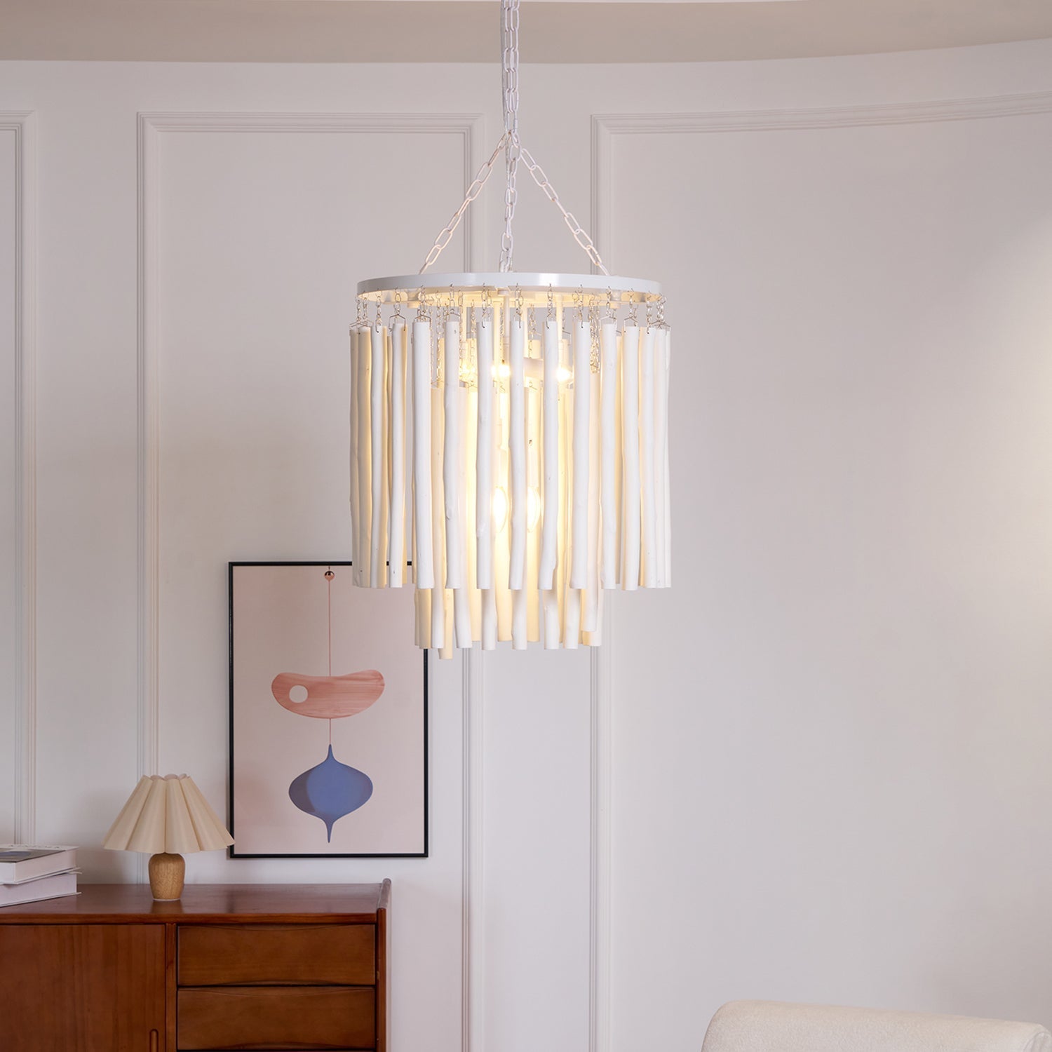 Nyphaiel Postmodern Luxury Wood Chandelier - Letslighting