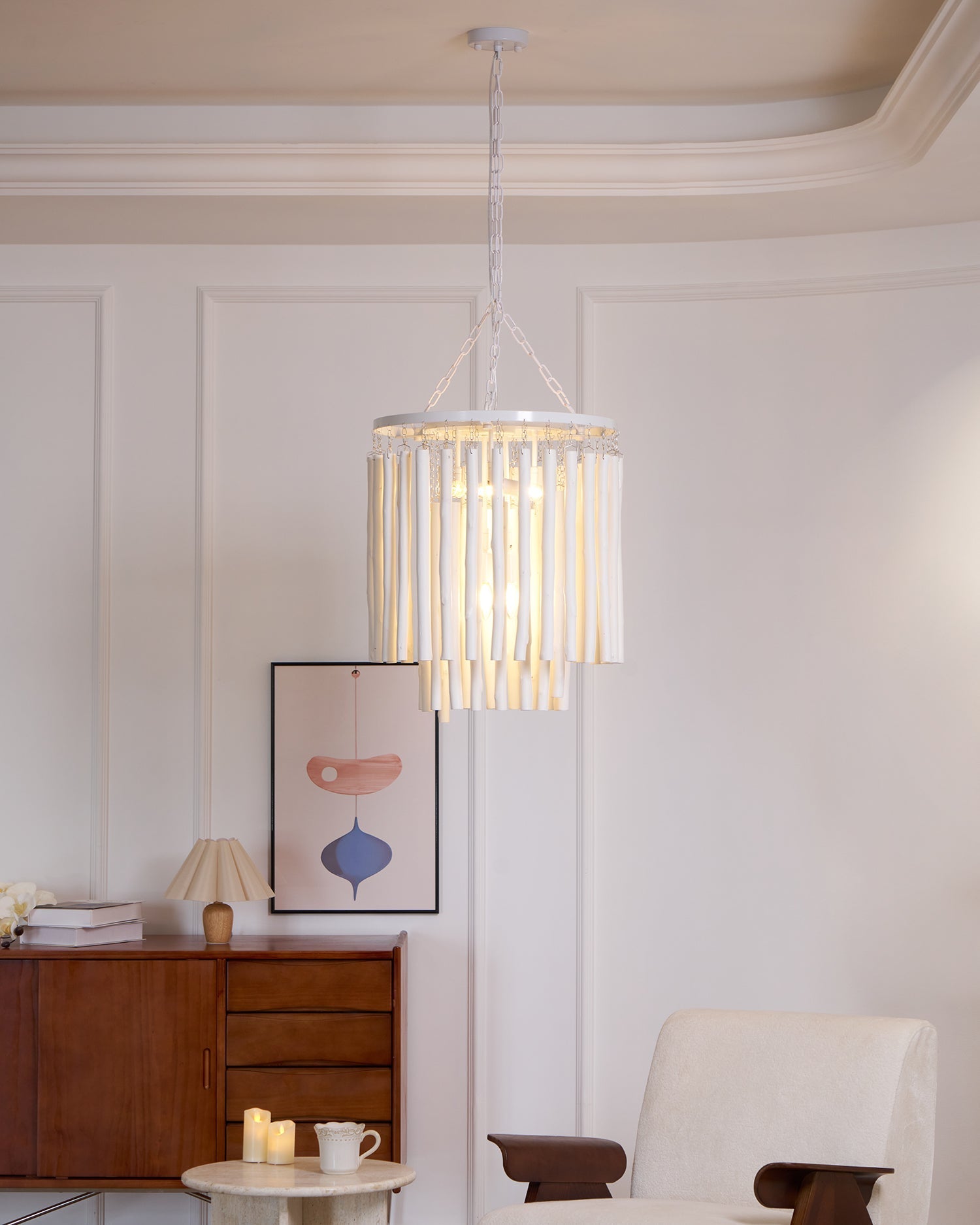 Nyphaiel Postmodern Luxury Wood Chandelier - Letslighting