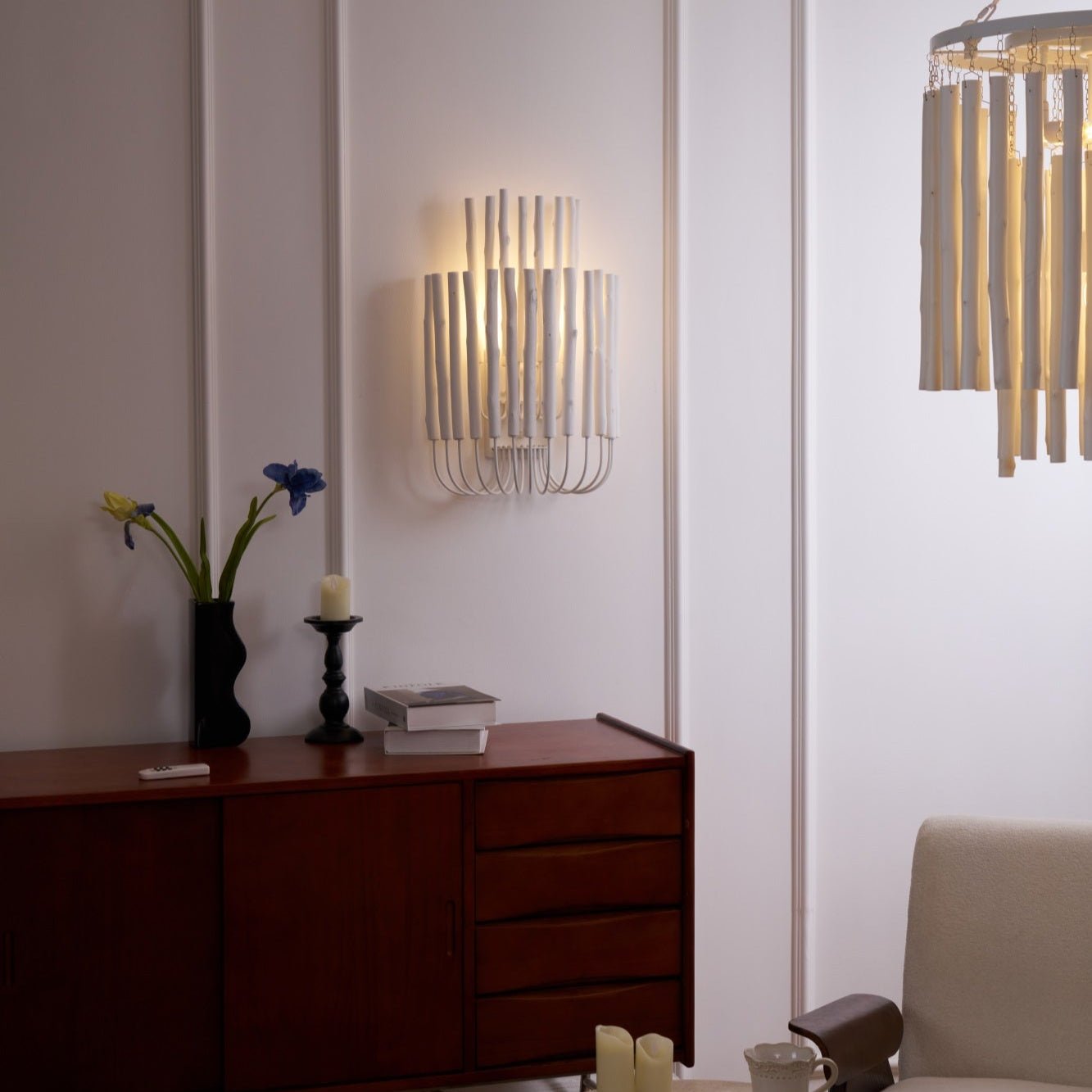 Vasilora Individual Creativity Art Wood Wall Lamp - Letslighting