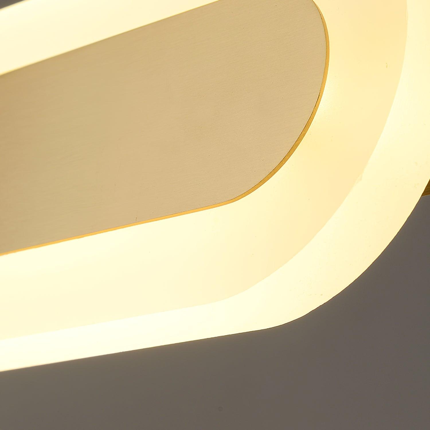 Lustra Chandelier Geometric Brass Ring - Letslighting