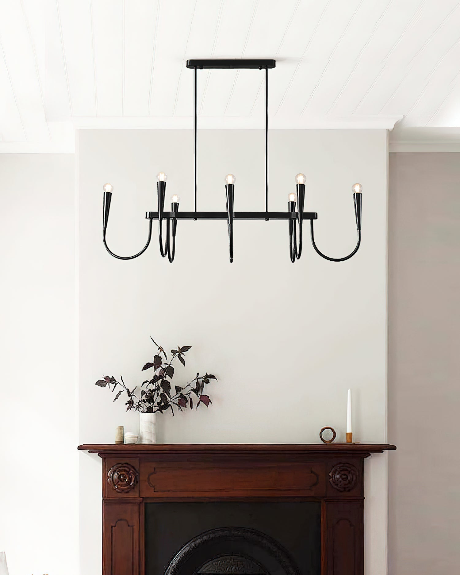 Lustra Chandelier Gold Symphony Curved Elegant - Letslighting