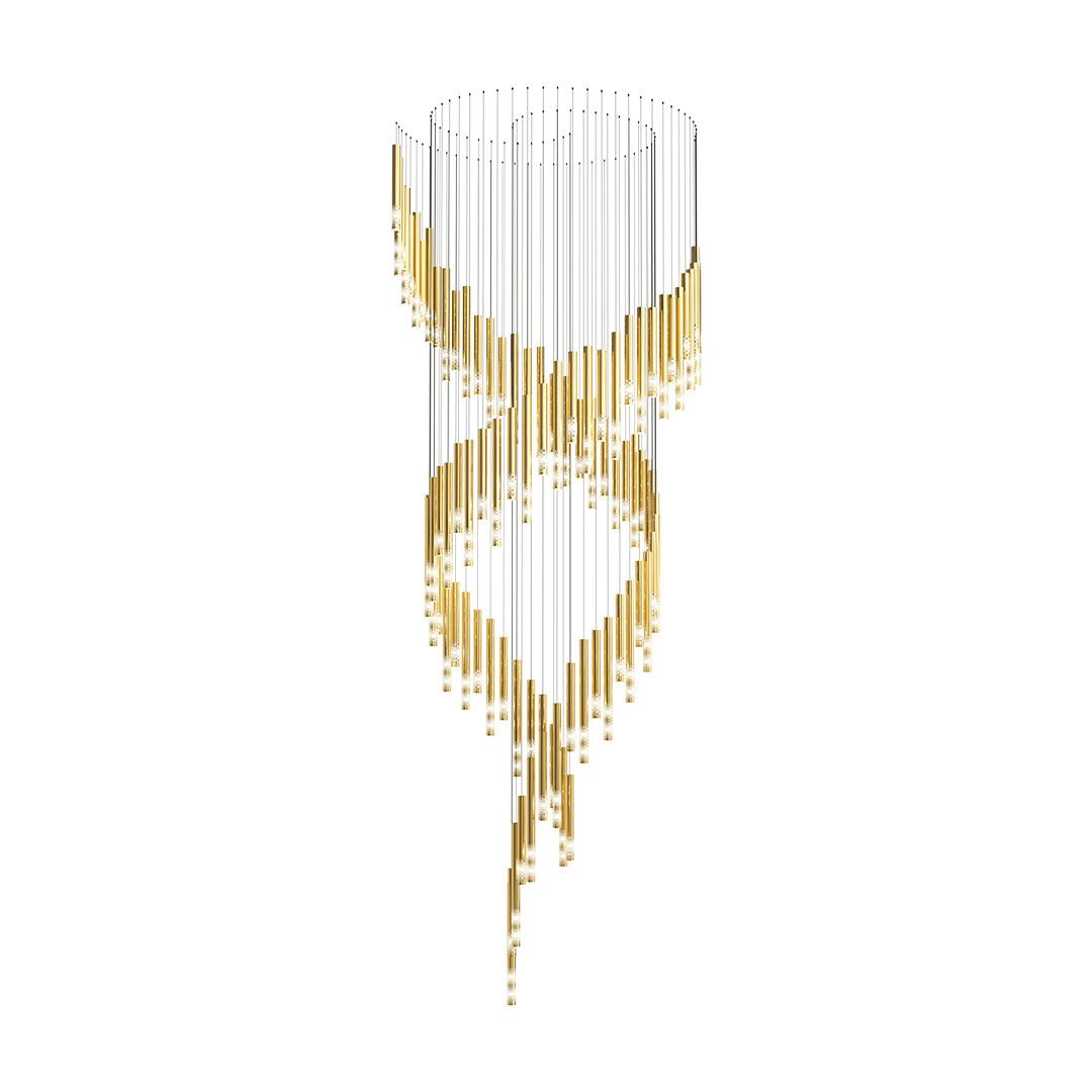 Ovynira Gold Rod Chandelier - Letslighting