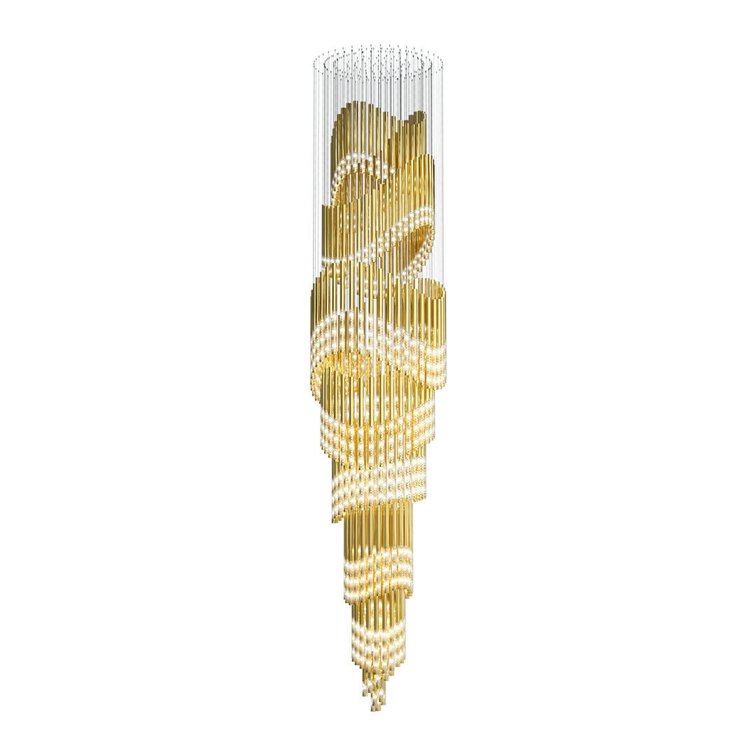 Ovynira Gold Rod Chandelier - Letslighting