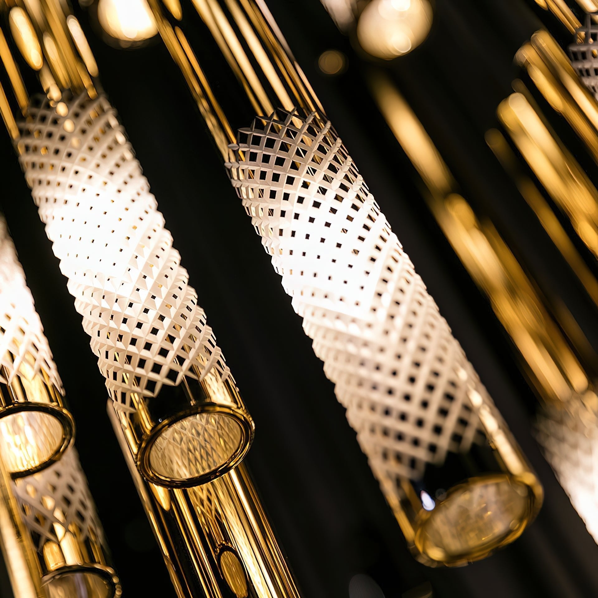 Ovynira Gold Rod Chandelier - Letslighting