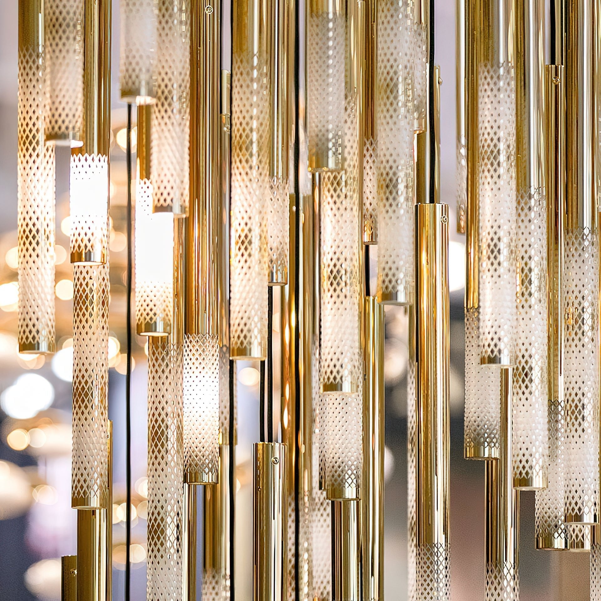 Ovynira Gold Rod Chandelier - Letslighting