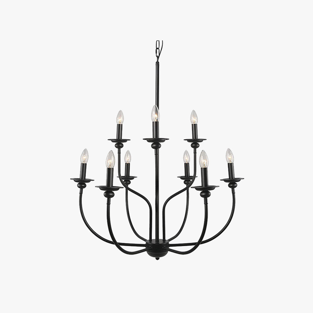 Silva Modern LED Chandelier Metal Bedroom Living Room
