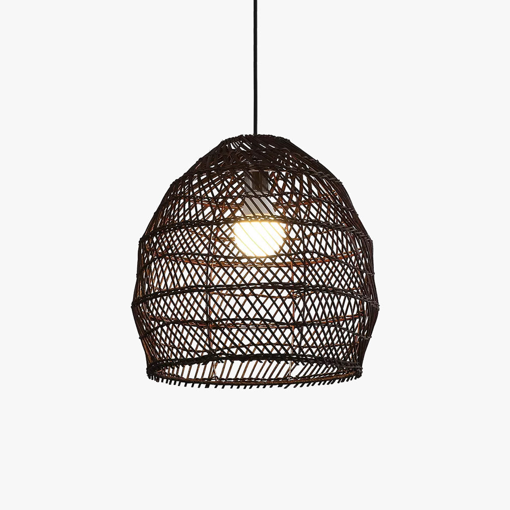 Ritta Design Retro LED Pendant Light Wood Wood Bedroom Living Room Study Room Hall - Letslighting