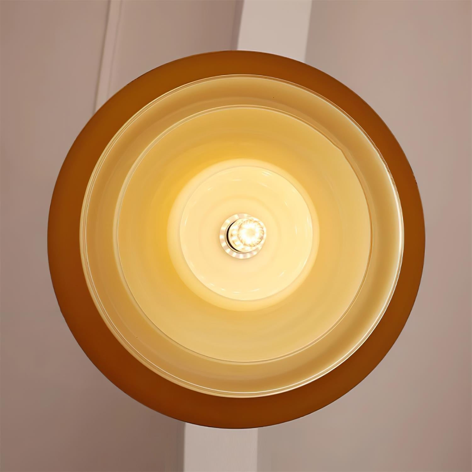 Tabit Pendant Lamp Aged Brass Layered Glass - Letslighting