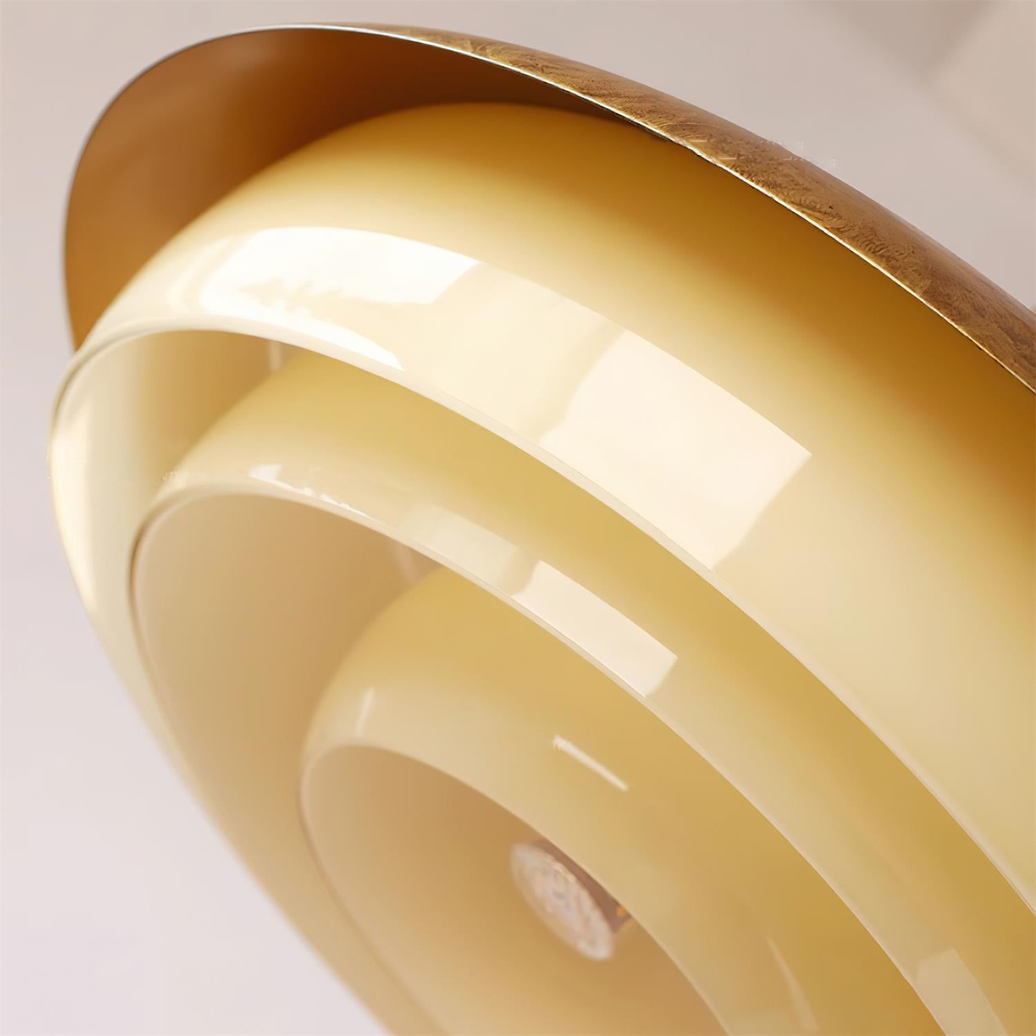 Tabit Pendant Lamp Aged Brass Layered Glass - Letslighting