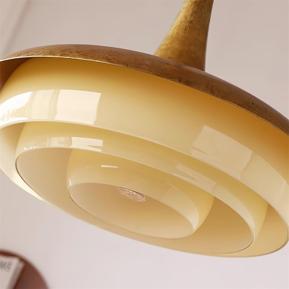 Tabit Pendant Lamp Aged Brass Layered Glass - Letslighting