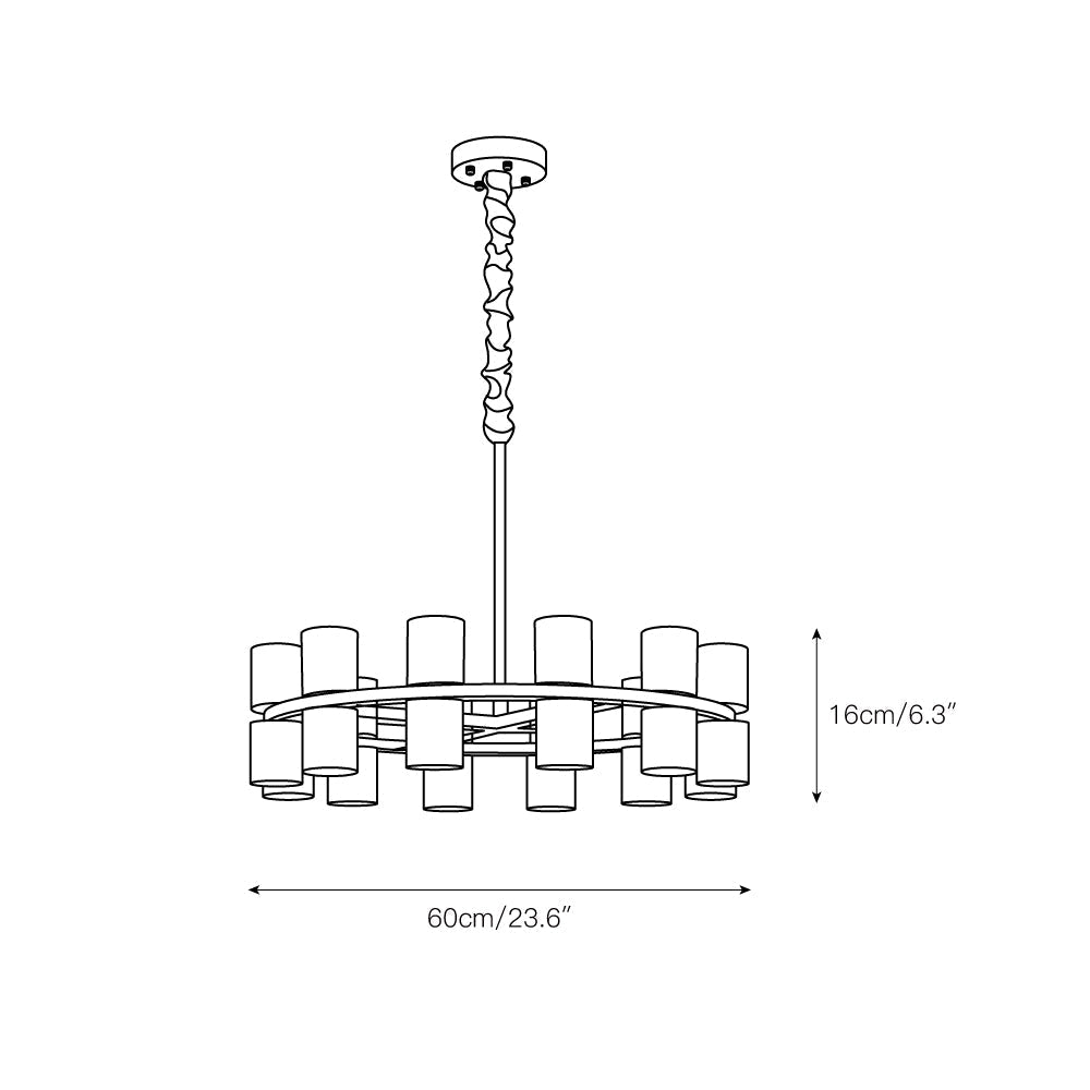 Etalir Postmodern Luxury Alabaster Chandelier - Letslighting