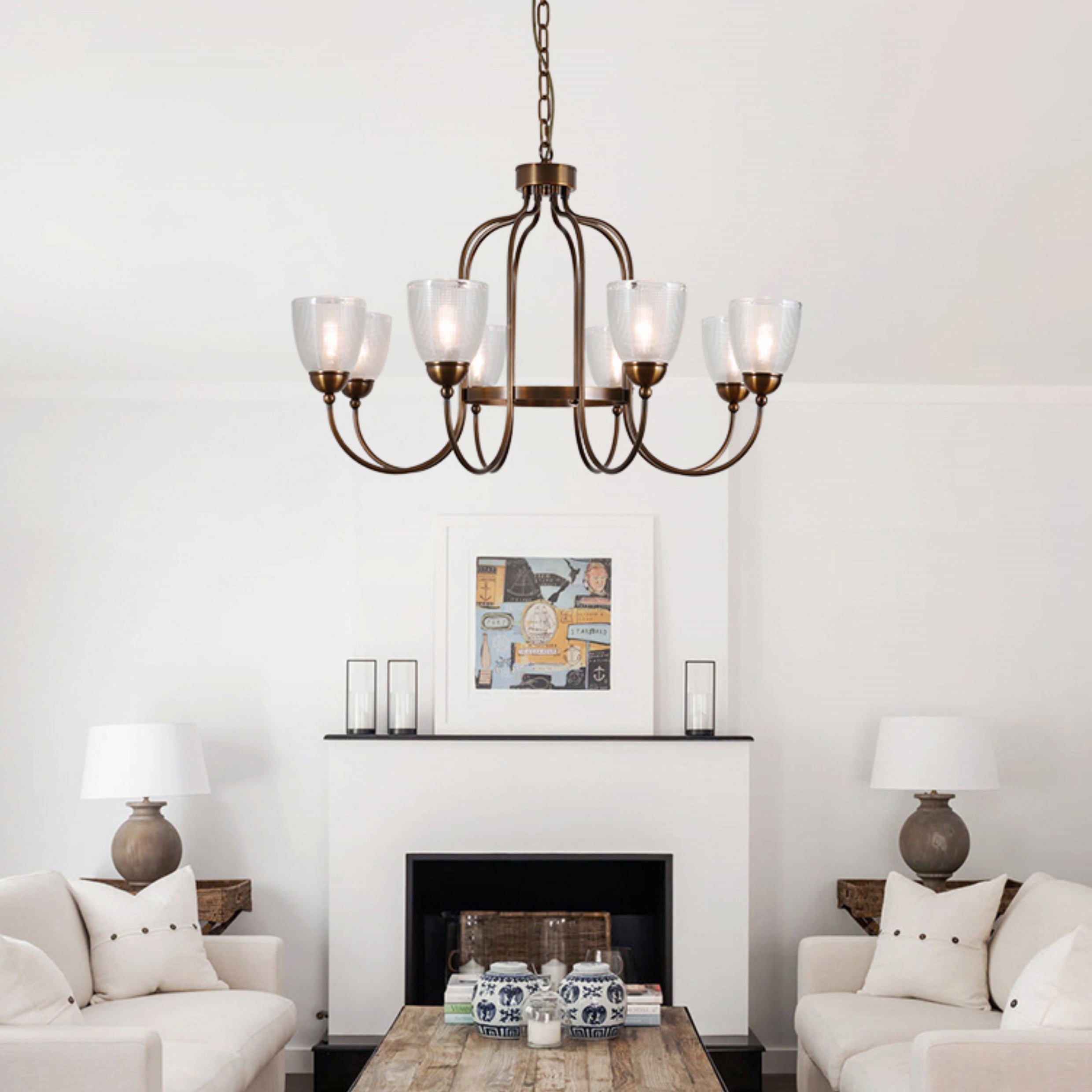 Caraeara Postmodern Luxury Glass Chandelier - Letslighting