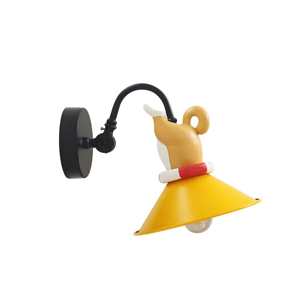 Taily Wall Lamp Dog Diving - Letslighting