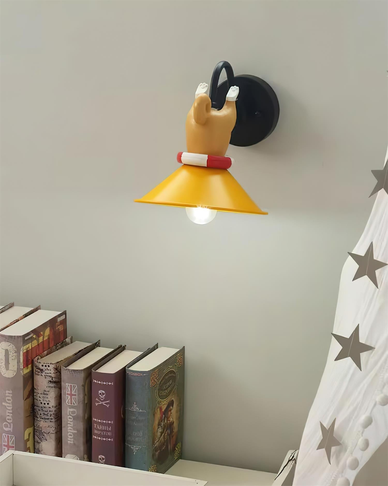 Taily Wall Lamp Dog Diving - Letslighting