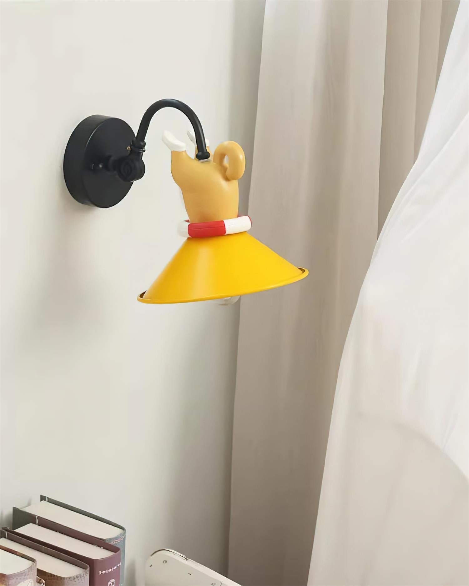 Taily Wall Lamp Dog Diving - Letslighting