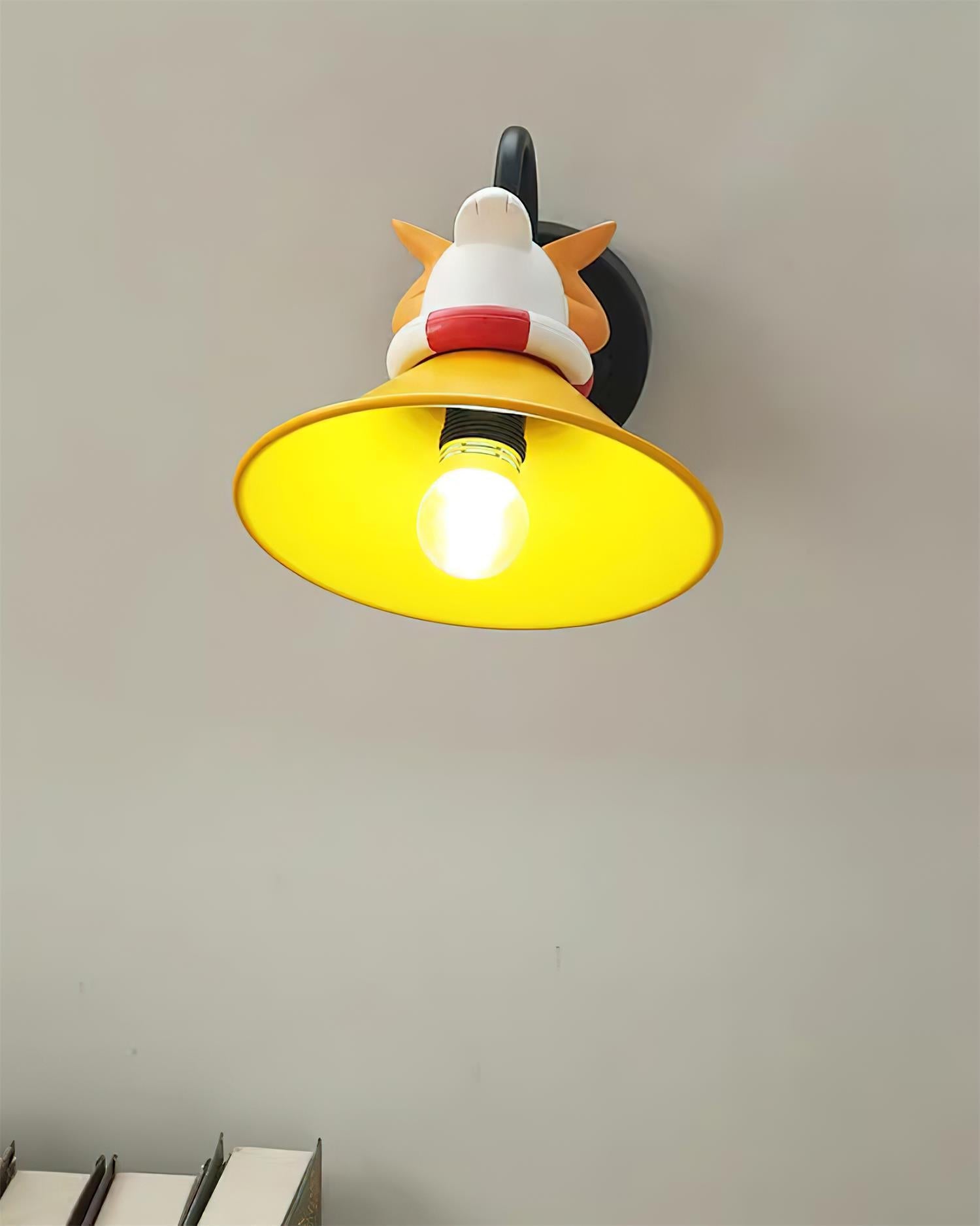 Taily Wall Lamp Dog Diving - Letslighting