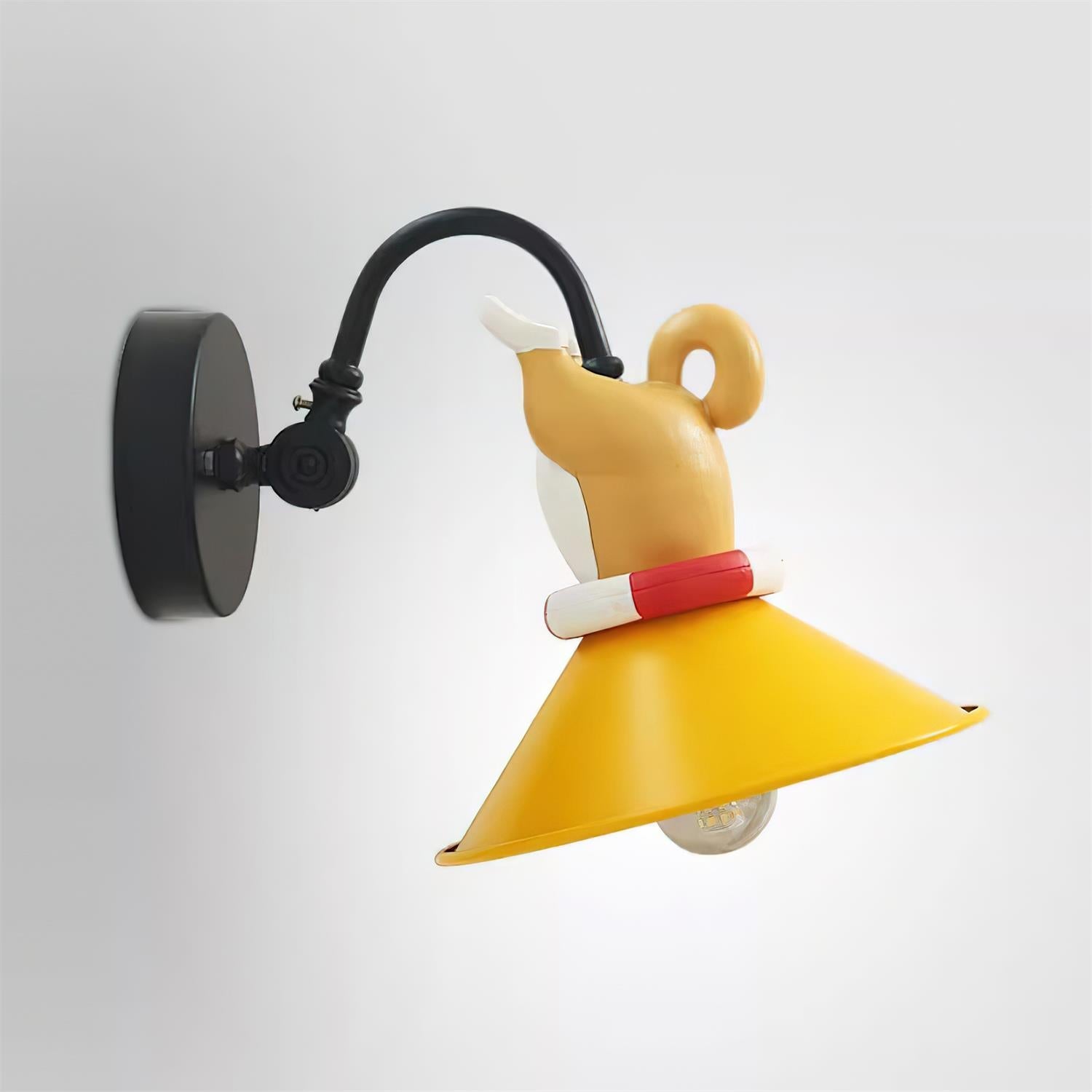 Taily Wall Lamp Dog Diving - Letslighting