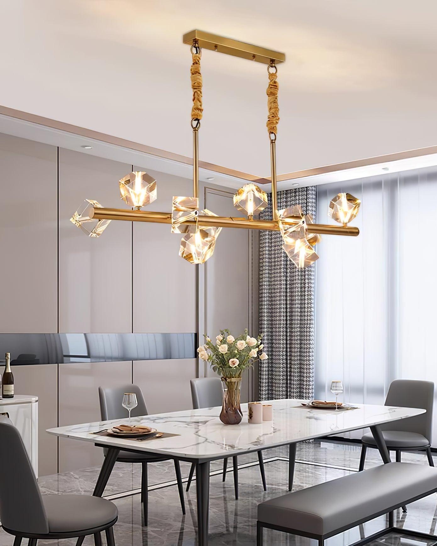 Eurthiel Luxe Crystal Pendant Light - Letslighting